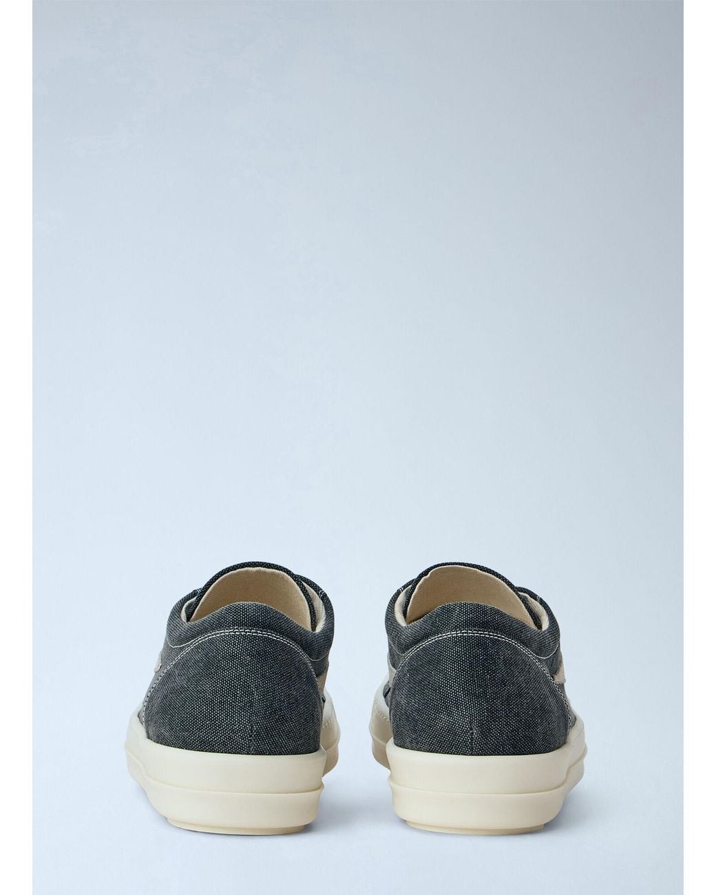 Rick Owens Blue Laceless Vintage Sneakers for men