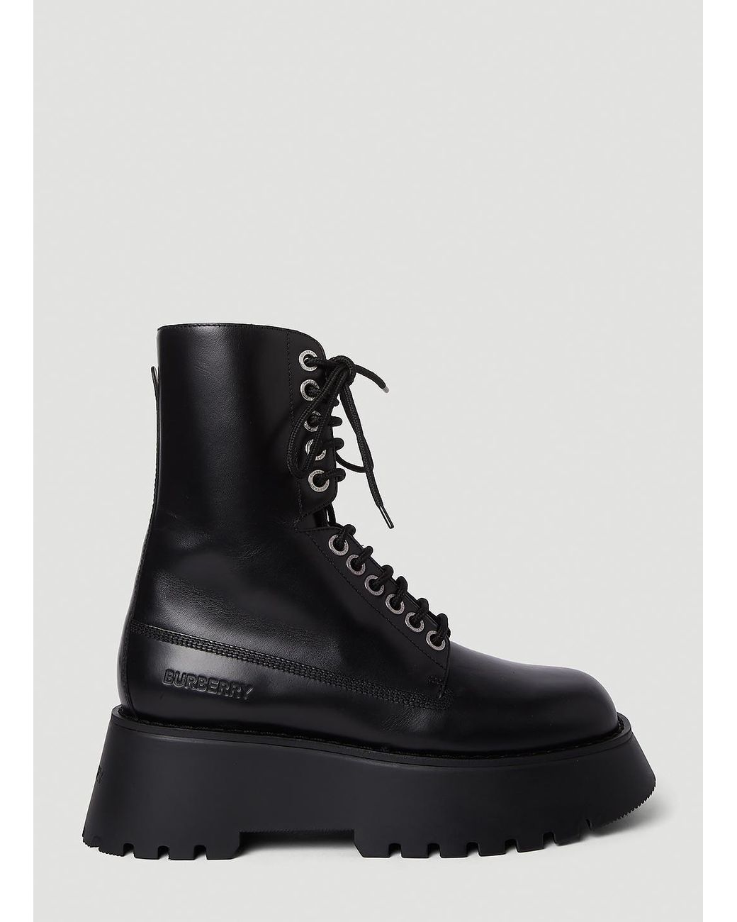 Burberry combat boots hotsell
