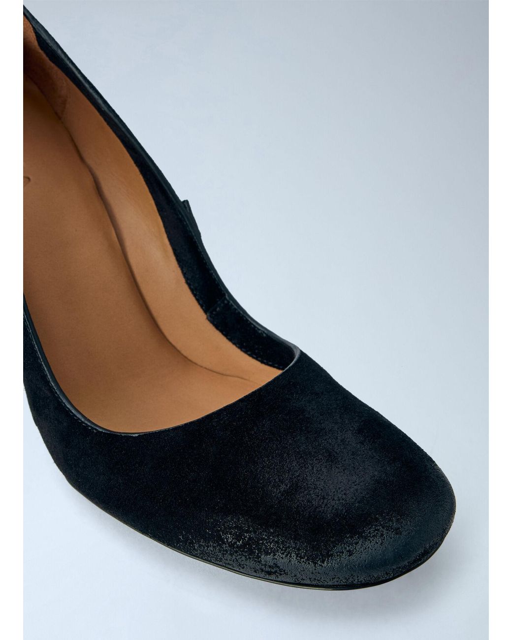 CAPASA MILANO Blue Suede Stiletto Pumps