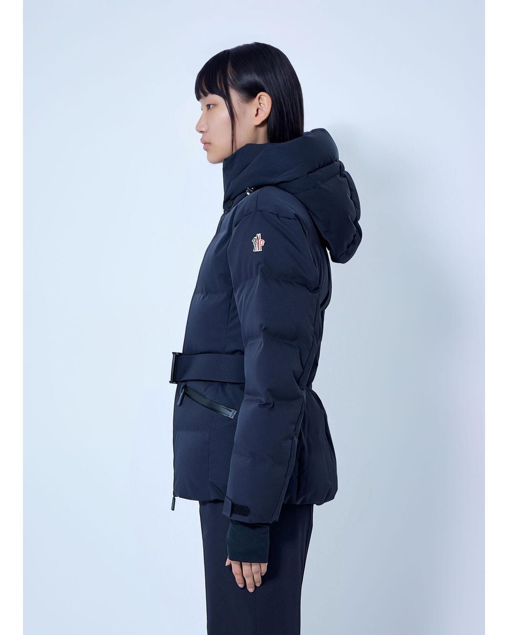 Moncler Blue Tolima Hooded Insulated Ski Jacket