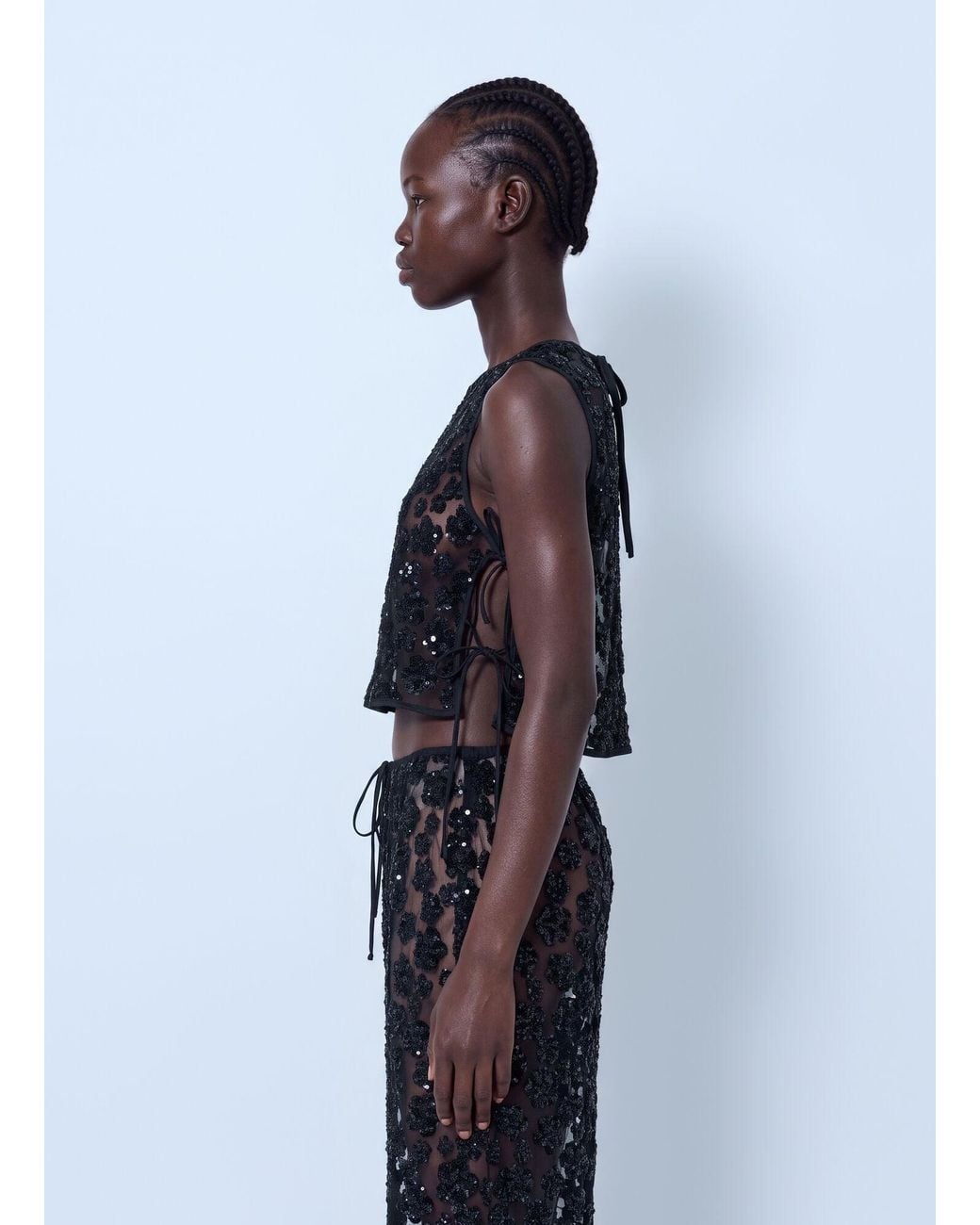 CECILIE BAHNSEN Blue Cbfeeba Top