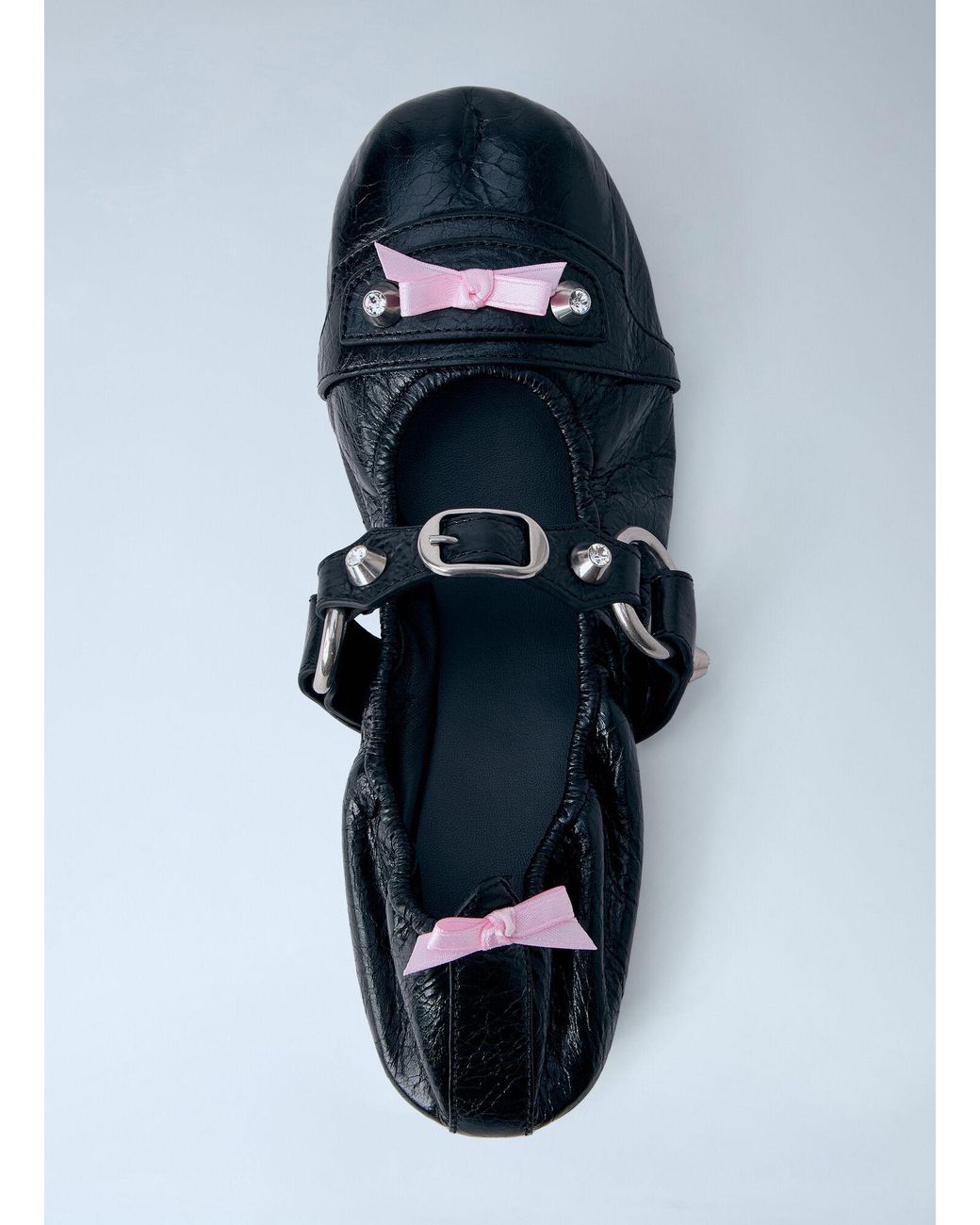 Balenciaga White City Ballerinas Flats