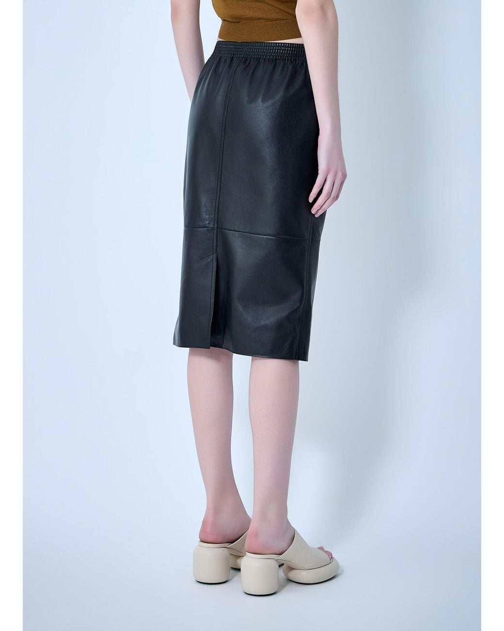 Chloé Blue Chloé Knee-Length Pencil Skirt
