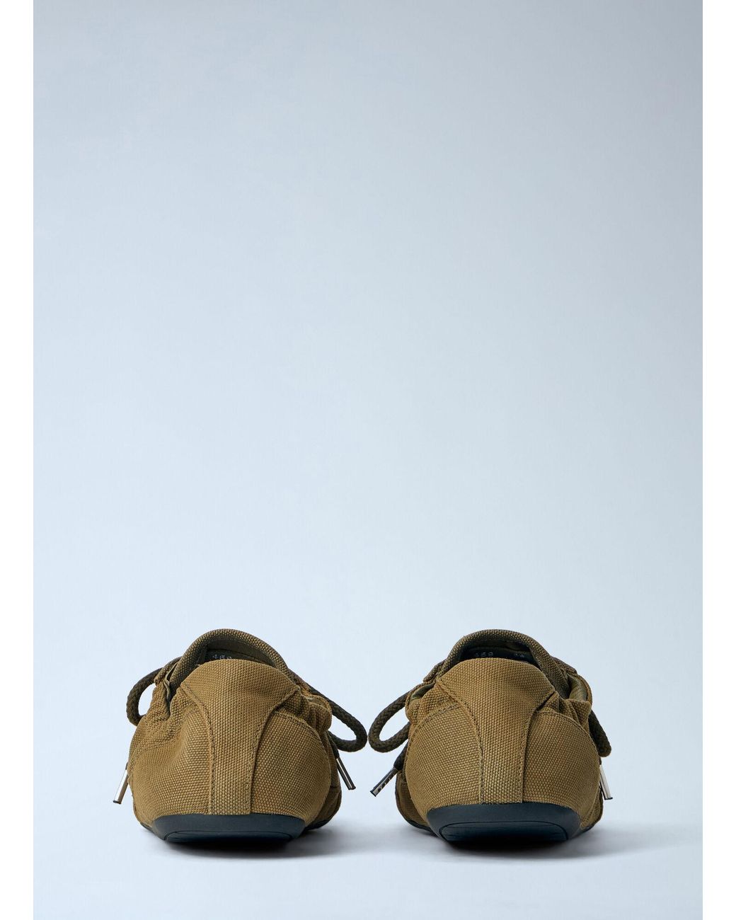 Prada Green Collapse Canvas Sneakers
