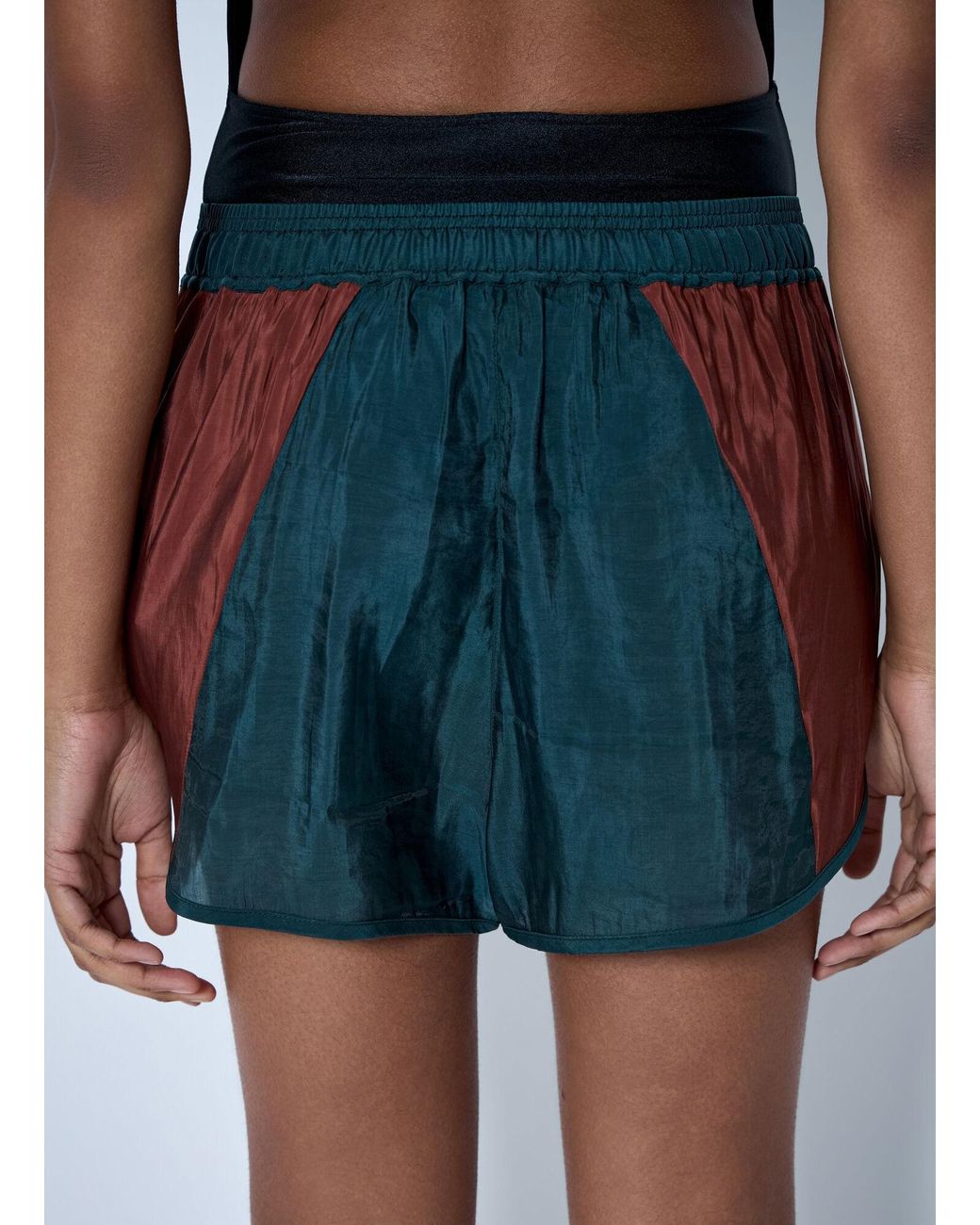 Saint Laurent Blue Elasticated Waist Shorts