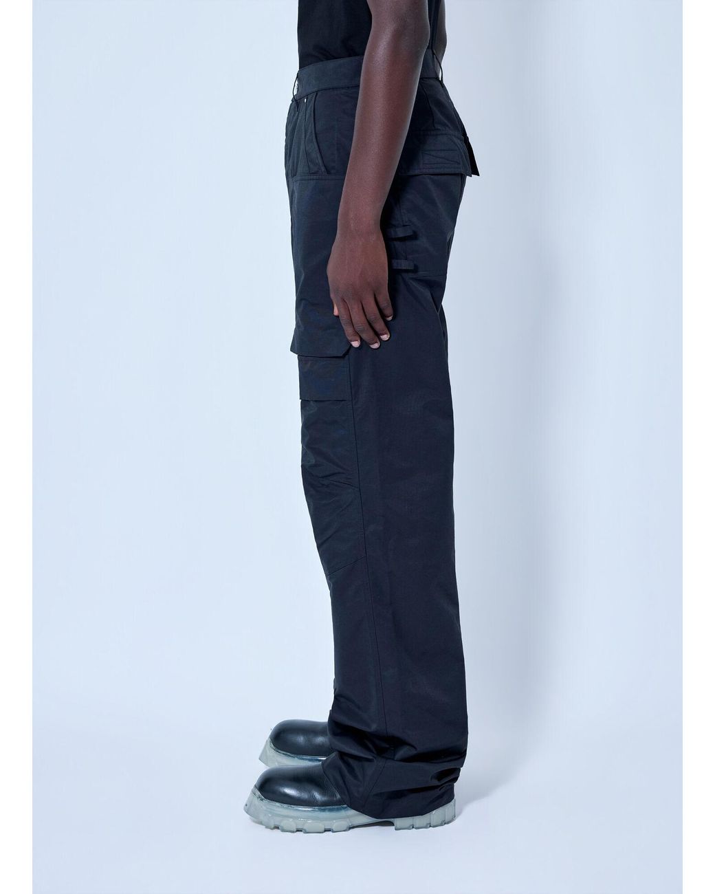 Rick Owens Blue Stefan Cargo Pants for men