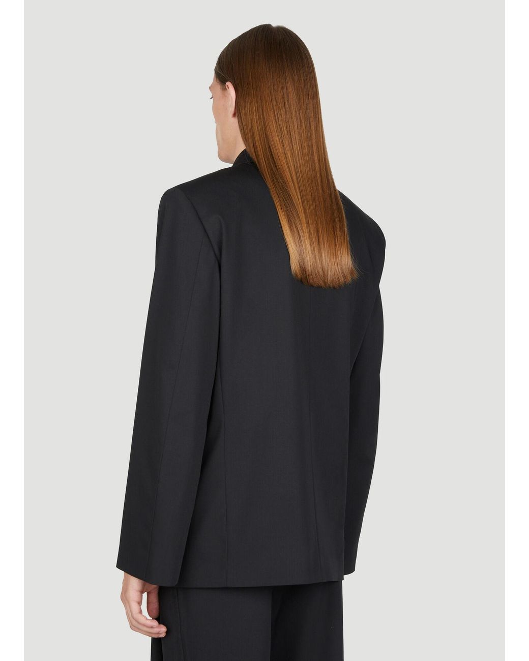 Diomene Black Wool Suit Blazer for men