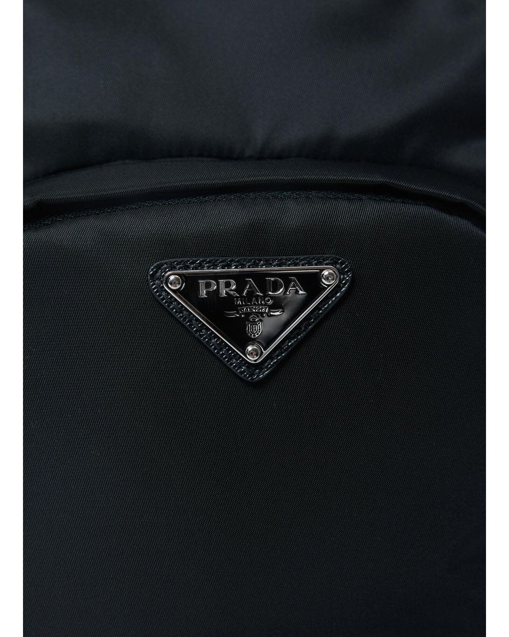 Prada Black Re-Nylon Backpack for men