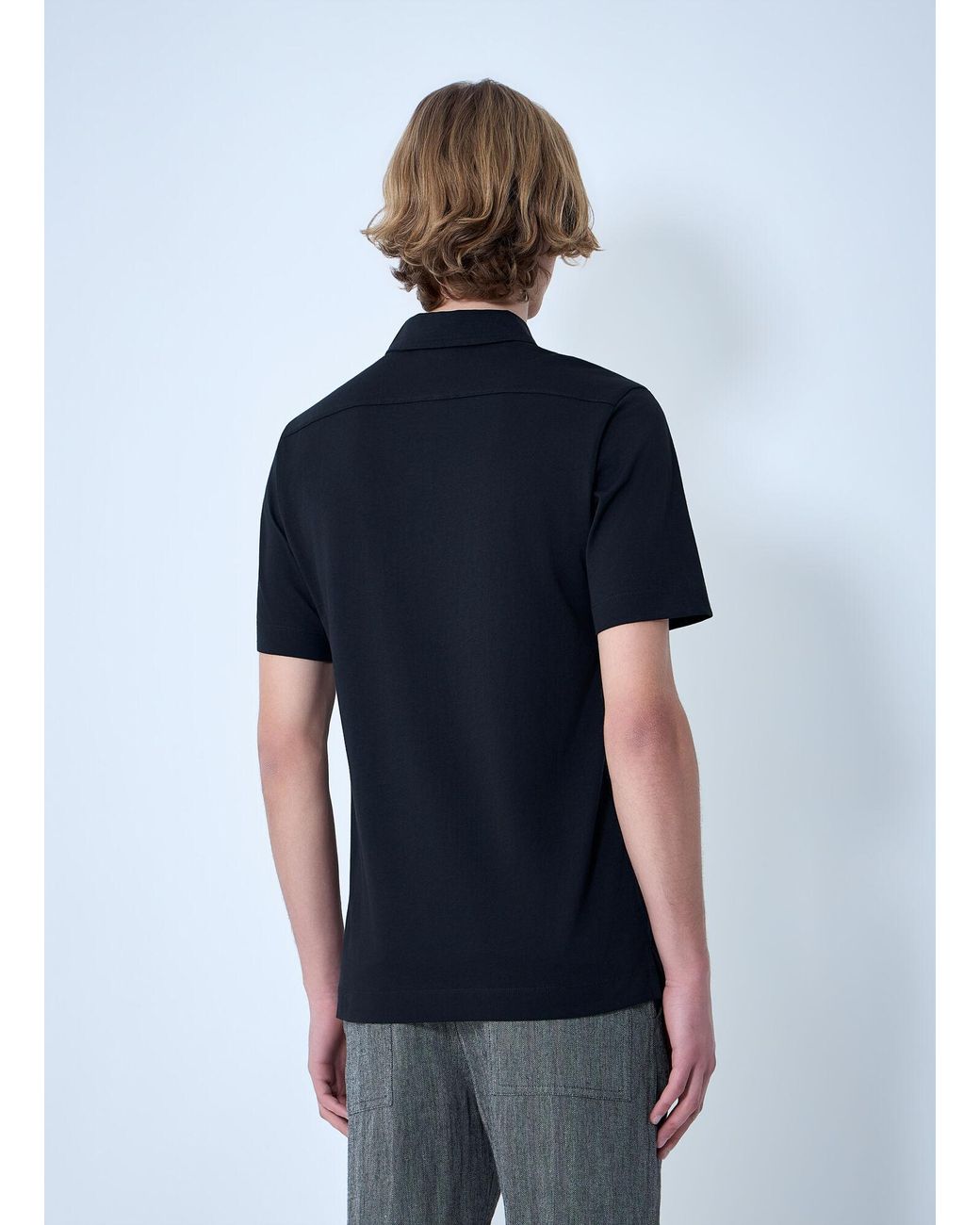 Dries Van Noten Blue Cotton Helder Polo for men