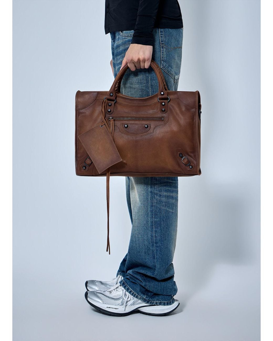Balenciaga Brown Le City Bag Medium