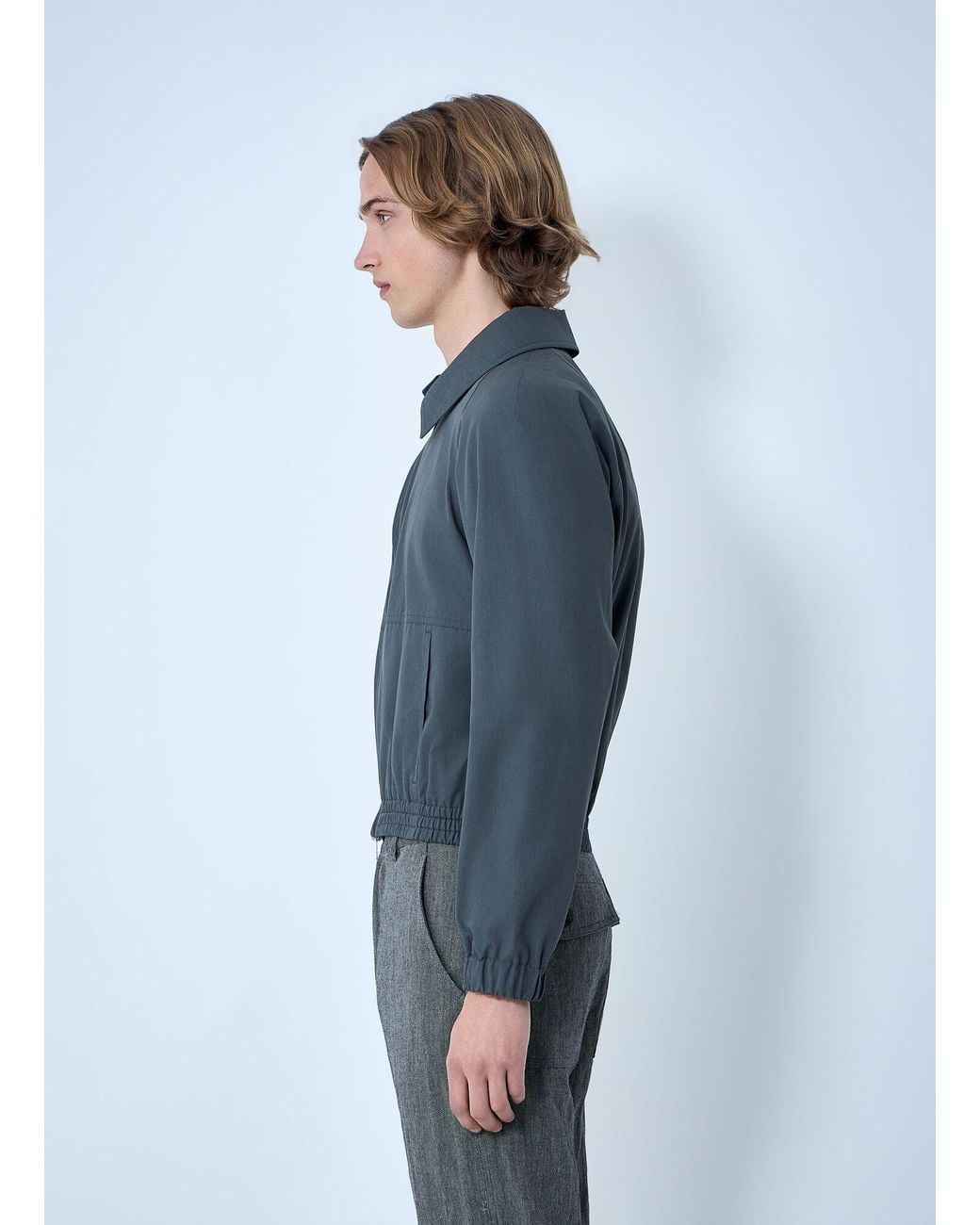 Dries Van Noten Blue Vinnys Reversible Jacket for men