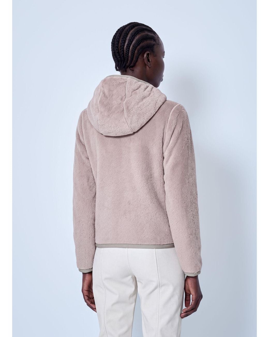 Moncler Pink Polartec® Padded Zip-up Hoodie