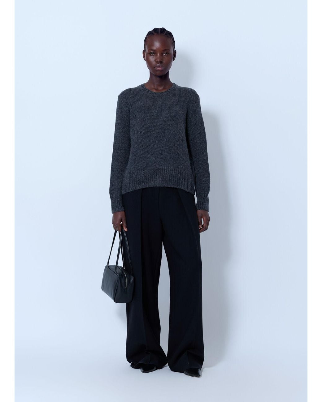 The Row Blue Pato Cashmere Sweater