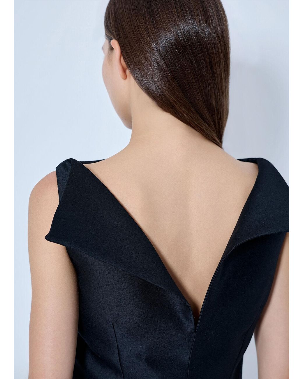 Balenciaga Blue Sleeveless Midi Dress