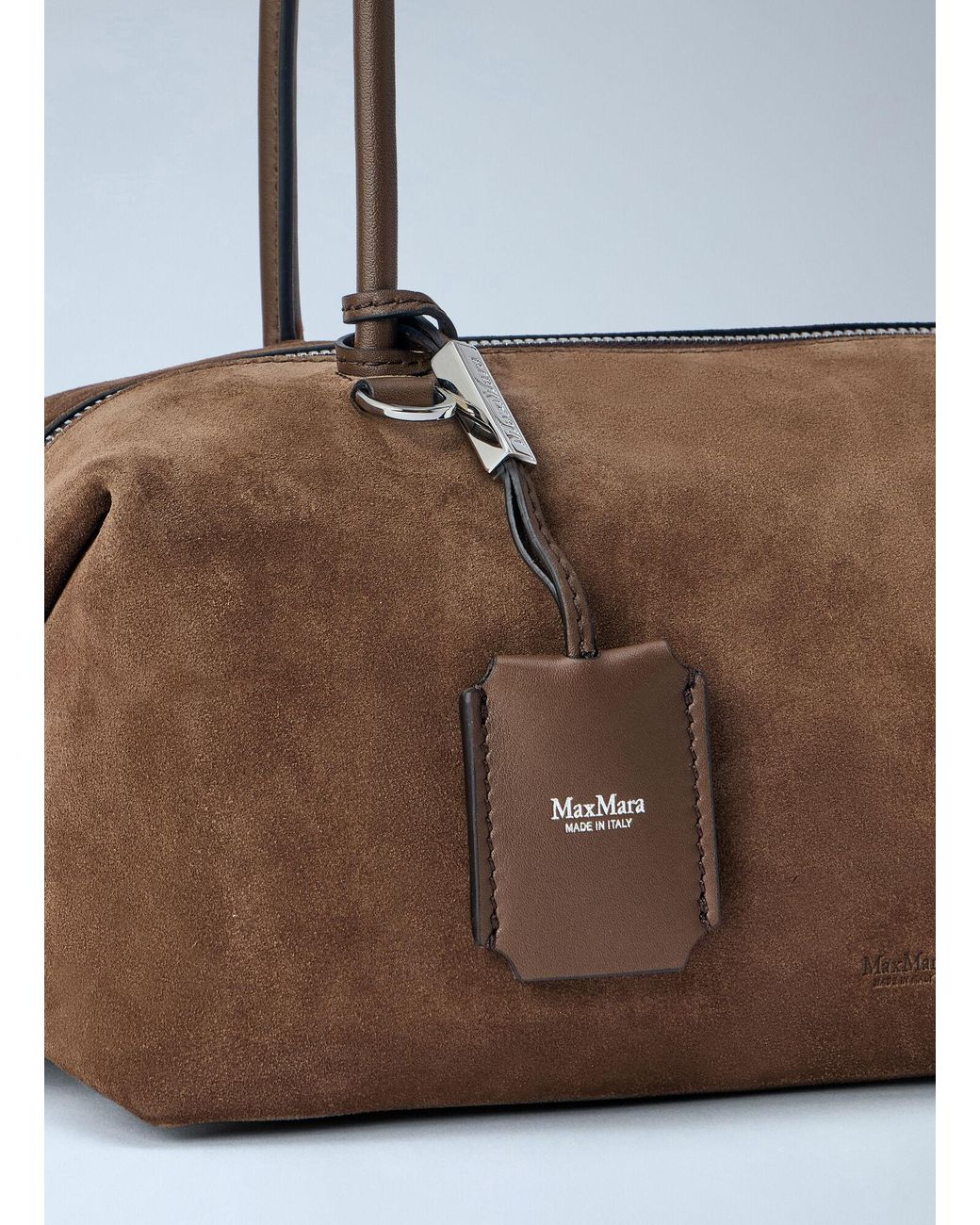 Max Mara Brown Suede Shoulder Bag