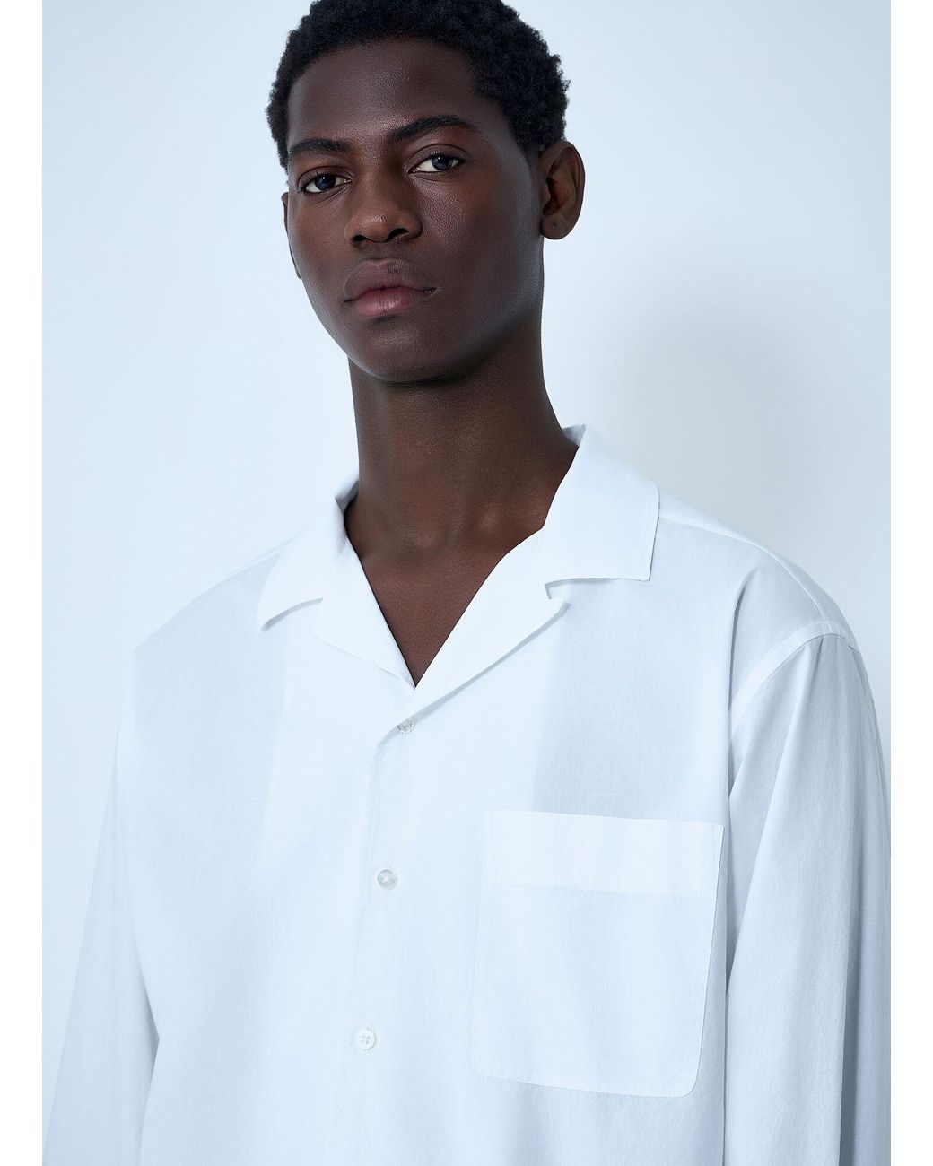The Row White Elijas Shirt for men