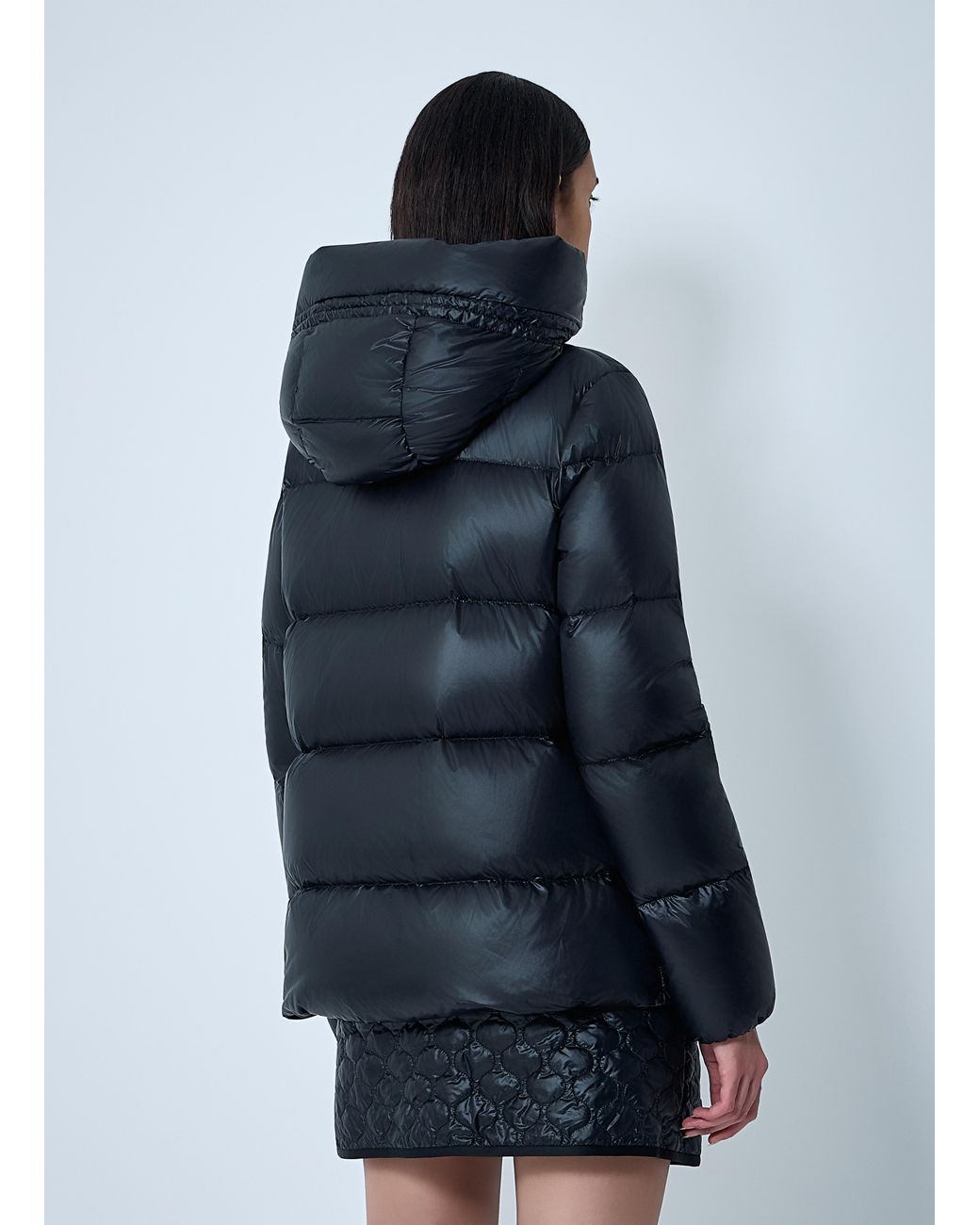 Moncler Blue Serittes Short Parka