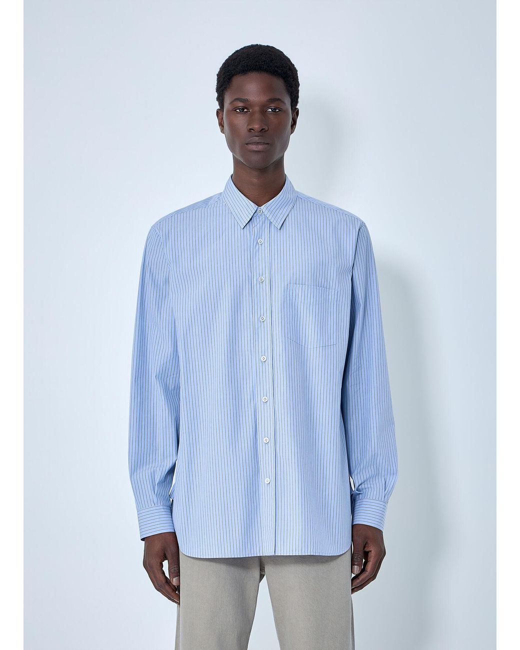 The Row Blue Kardiff Shirt for men