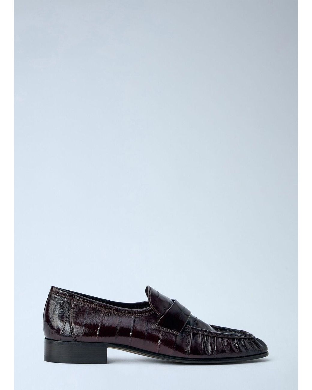 The Row White Soft Loafers