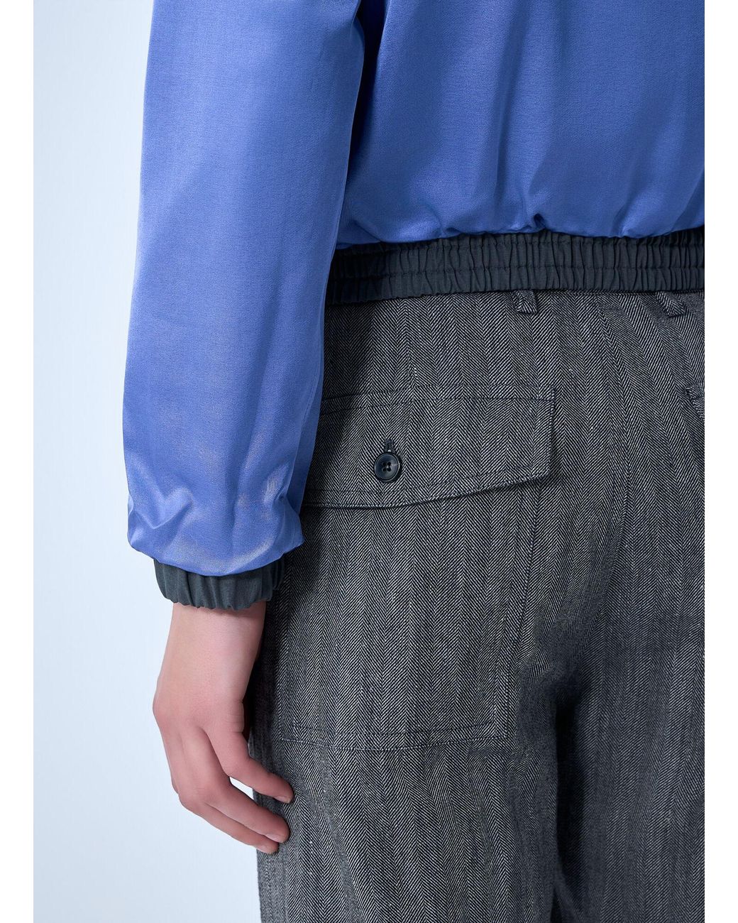 Dries Van Noten Blue Vinnys Reversible Jacket for men