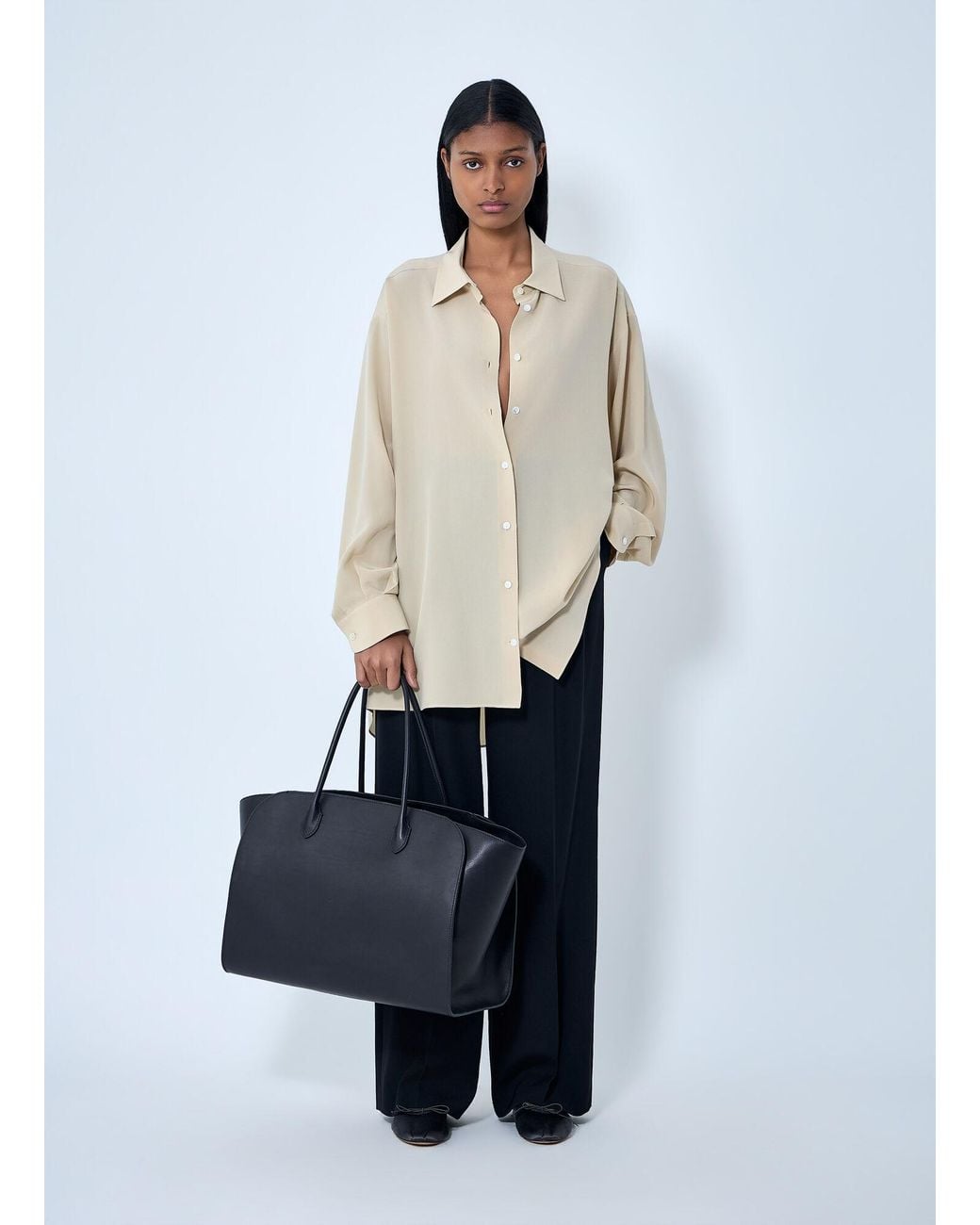 The Row White Luka Shirt
