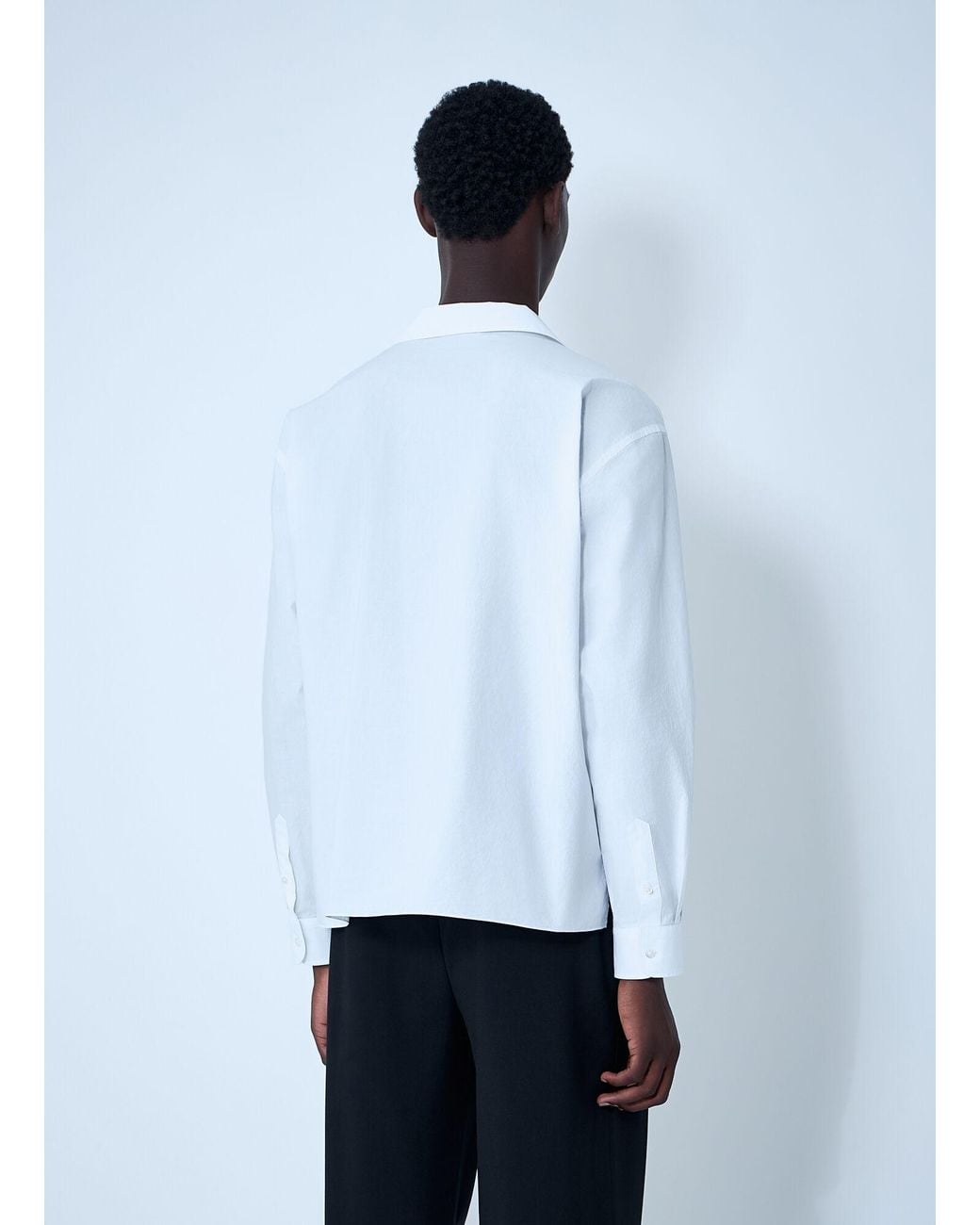 The Row White Elijas Shirt for men