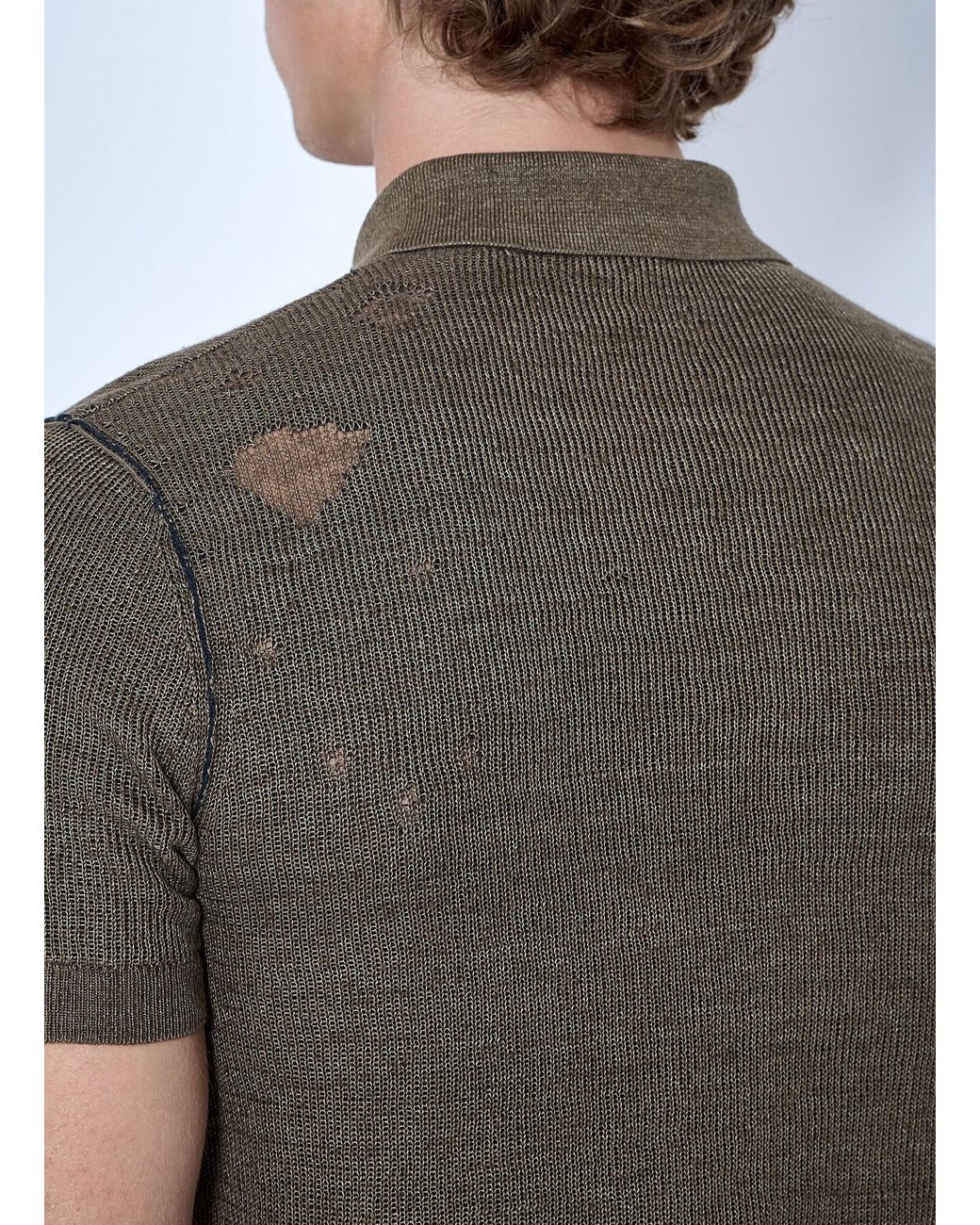 DIESEL Gray K-Danny Polo Shirt for men