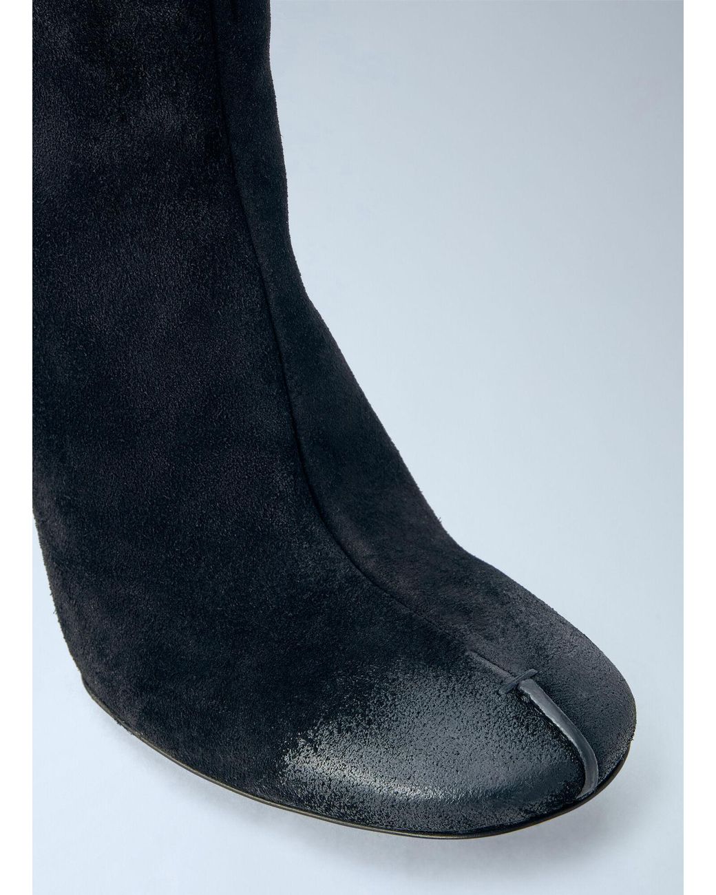 CAPASA MILANO Blue Suede Knee-high Boots