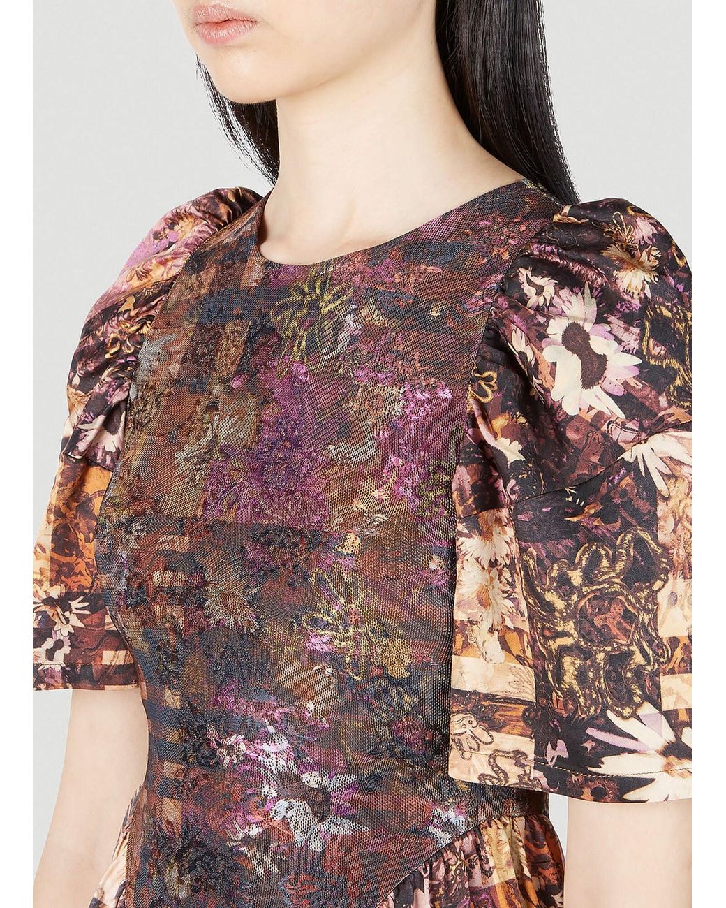 Collina Strada Brown Pollinate Dress
