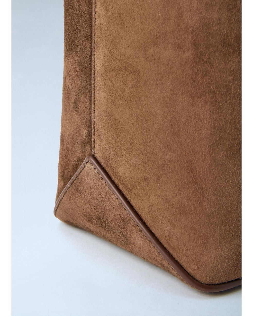 The Row Brown Small N/S Park Edge Tote Bag