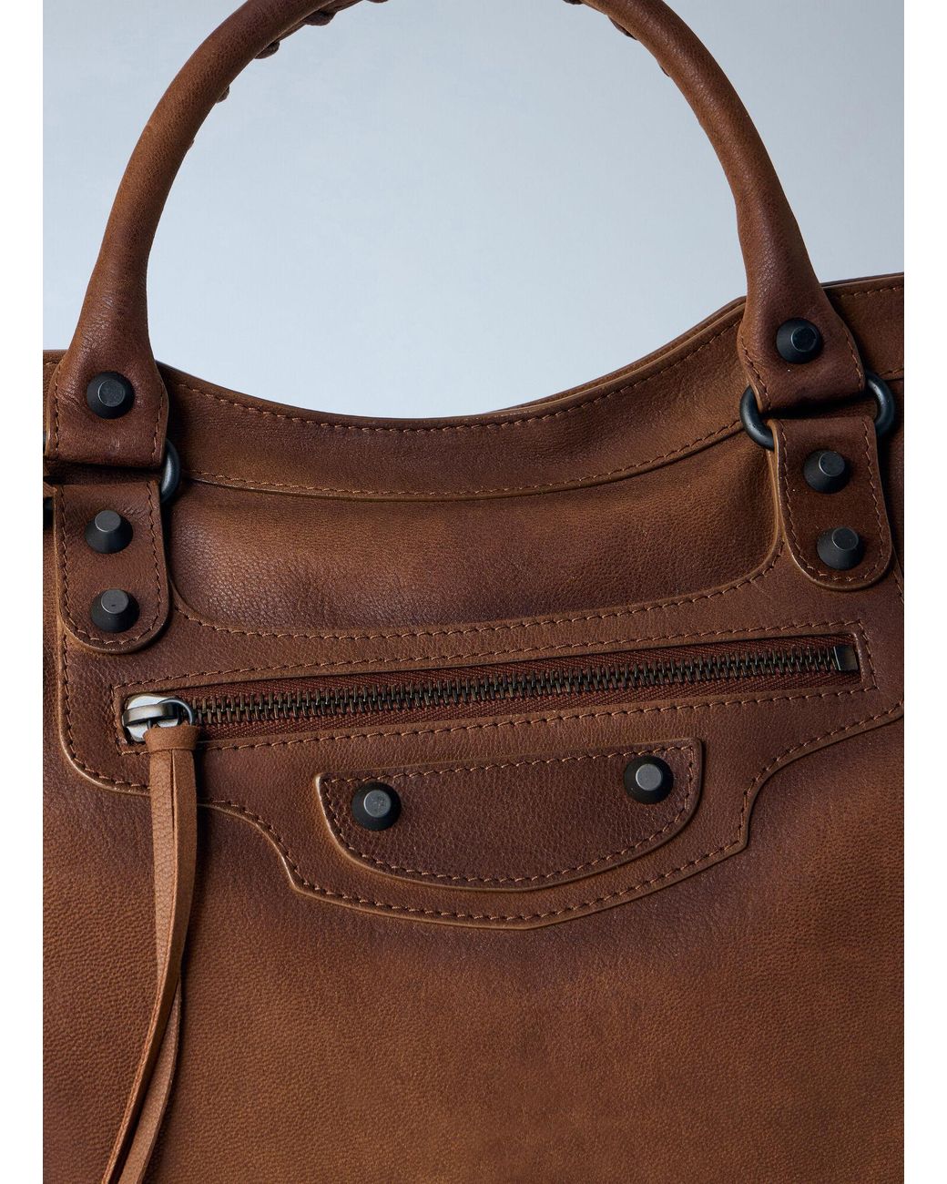 Balenciaga Brown Le City Bag Medium