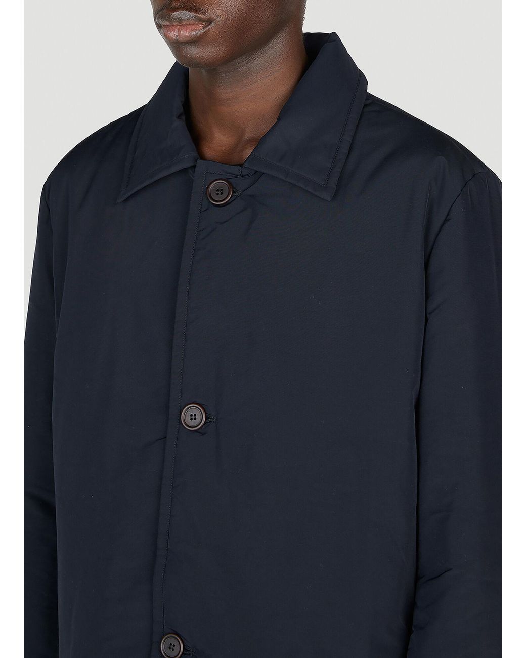 Diomene Blue Padded Jacket for men