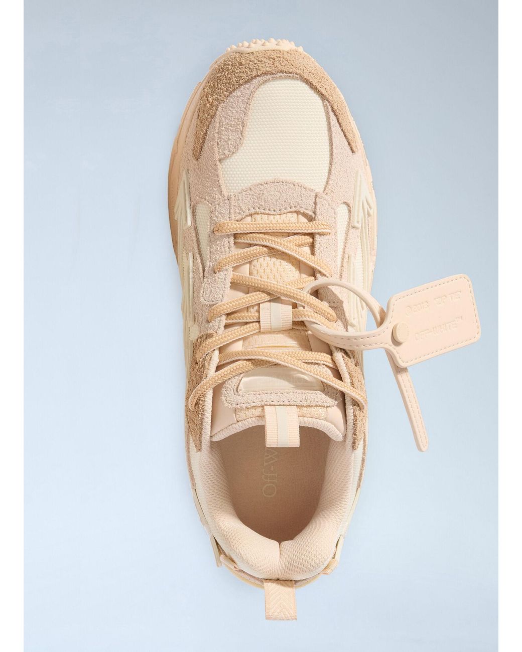 Off-White c/o Virgil Abloh Blue Be Right Back Suede Sneakers