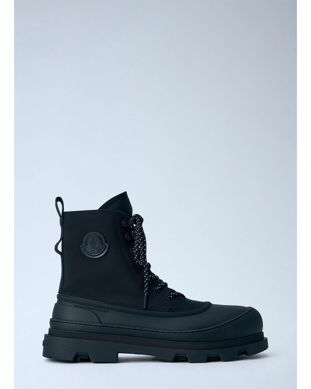 Moncler Blue Vera Sheal Ankle Boots for men