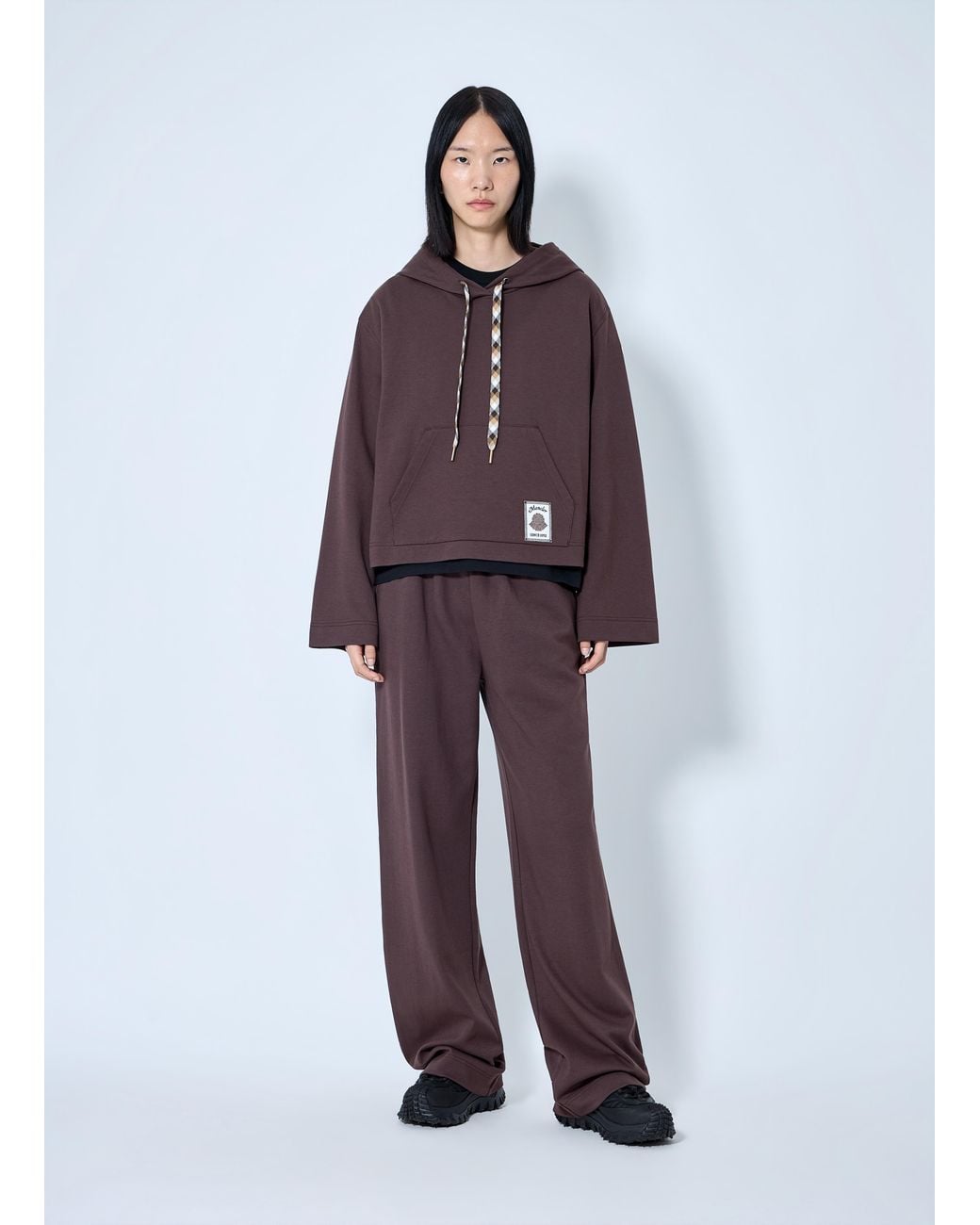 Moncler Purple Elasticated Waist Lounge Trousers