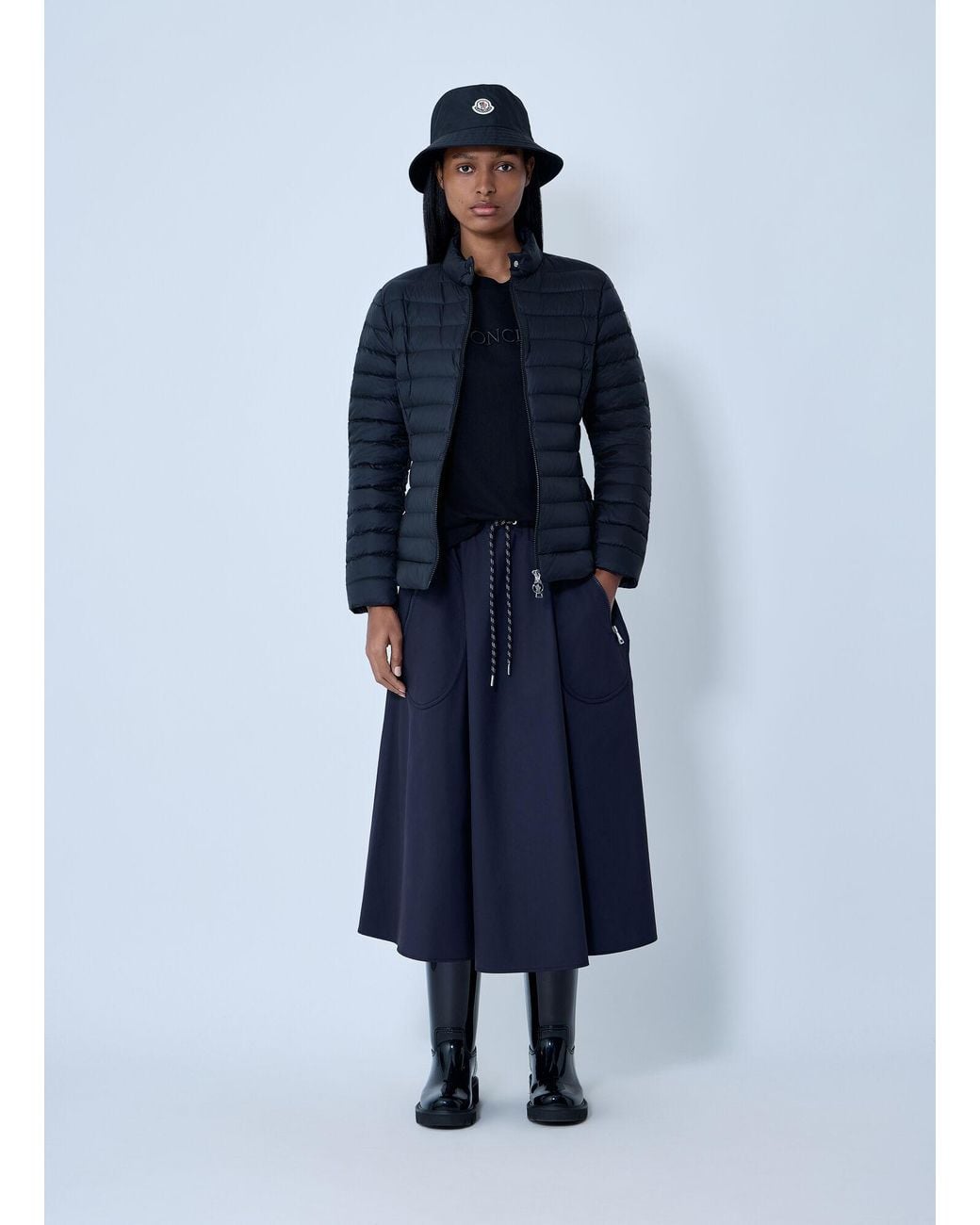 Moncler Blue Igelle Short Down Jacket