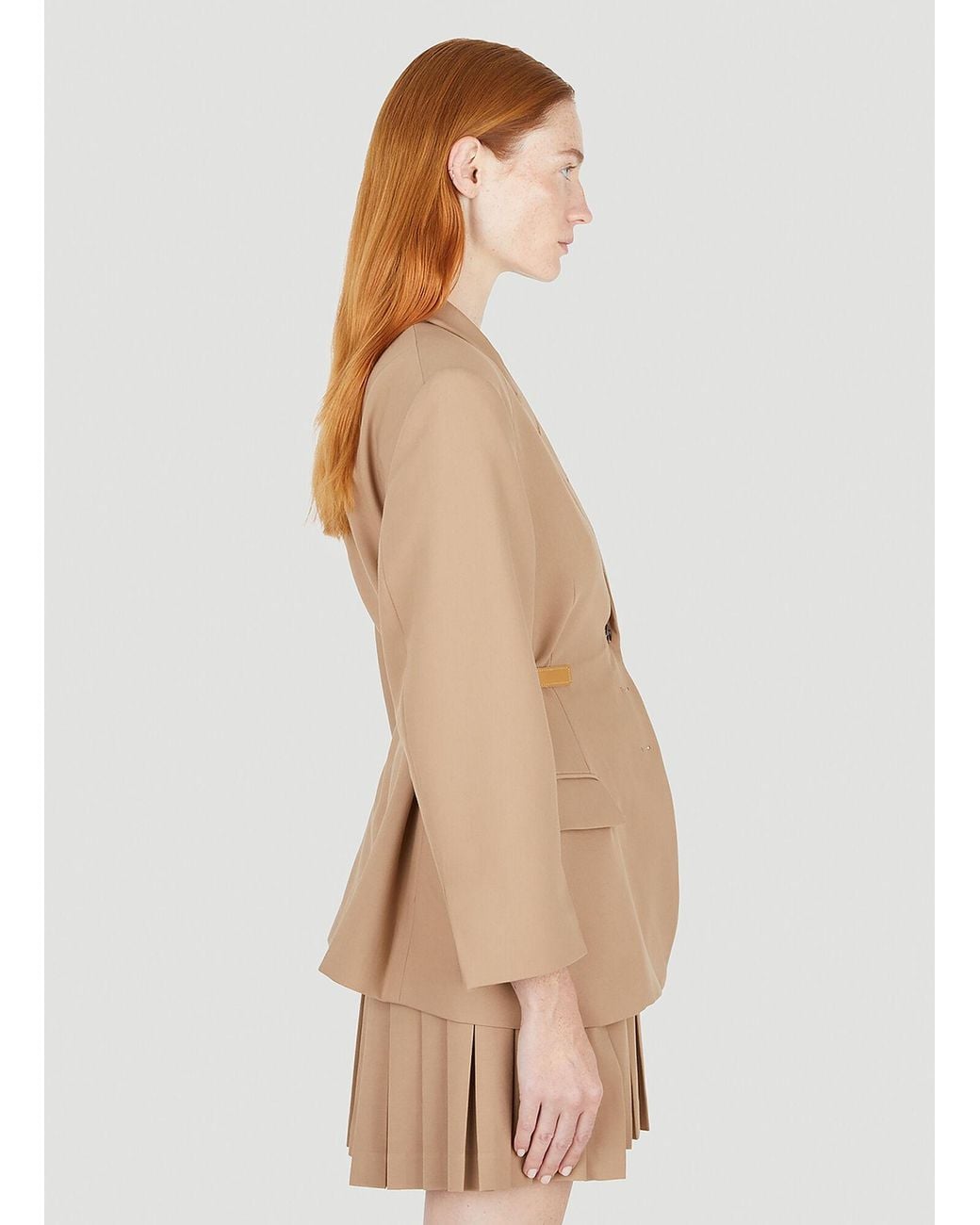 ROKH Natural Multi Buttonhole Blazer