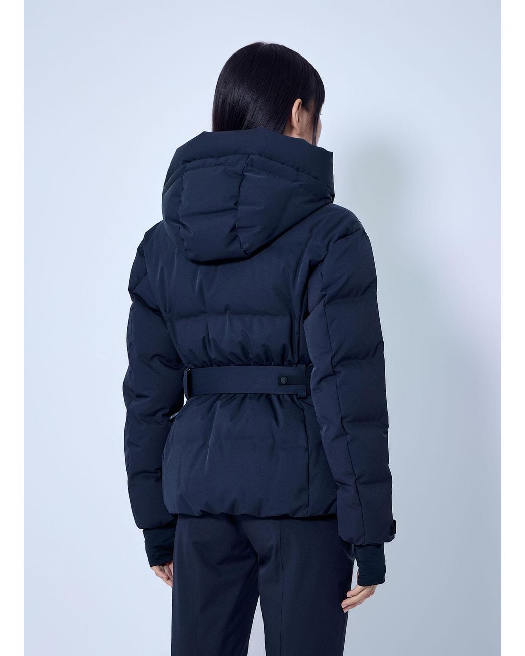 Moncler Blue Tolima Hooded Insulated Ski Jacket