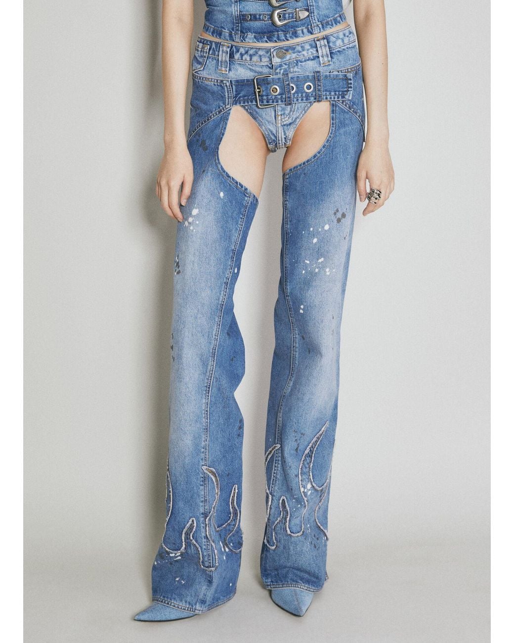 Guess Blue Micro Denim Shorts
