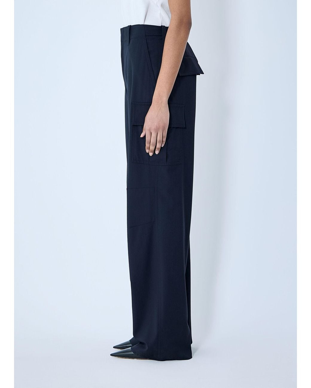 Bottega Veneta Blue Fine Wool Pants