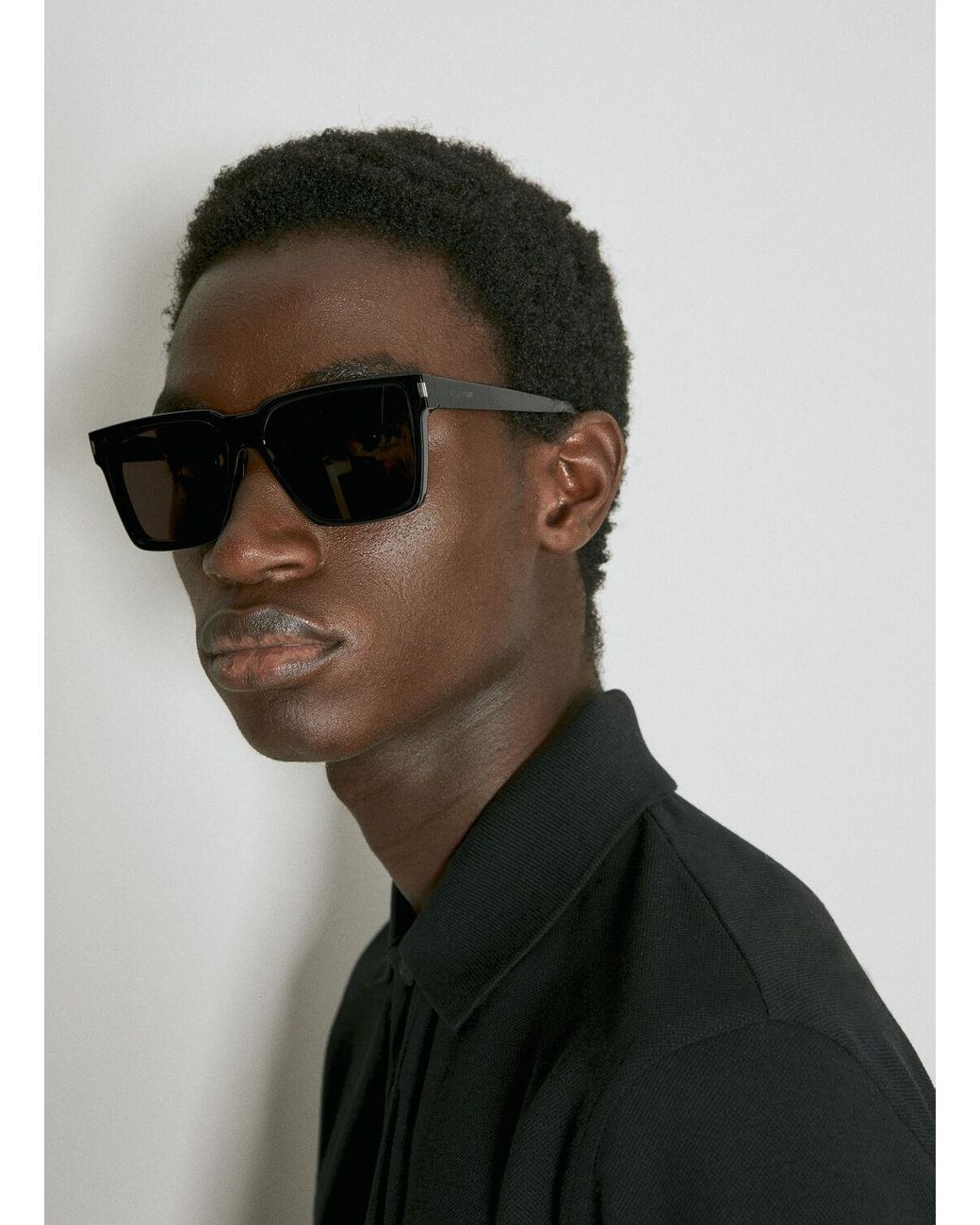 Black square sunglasses best sale mens