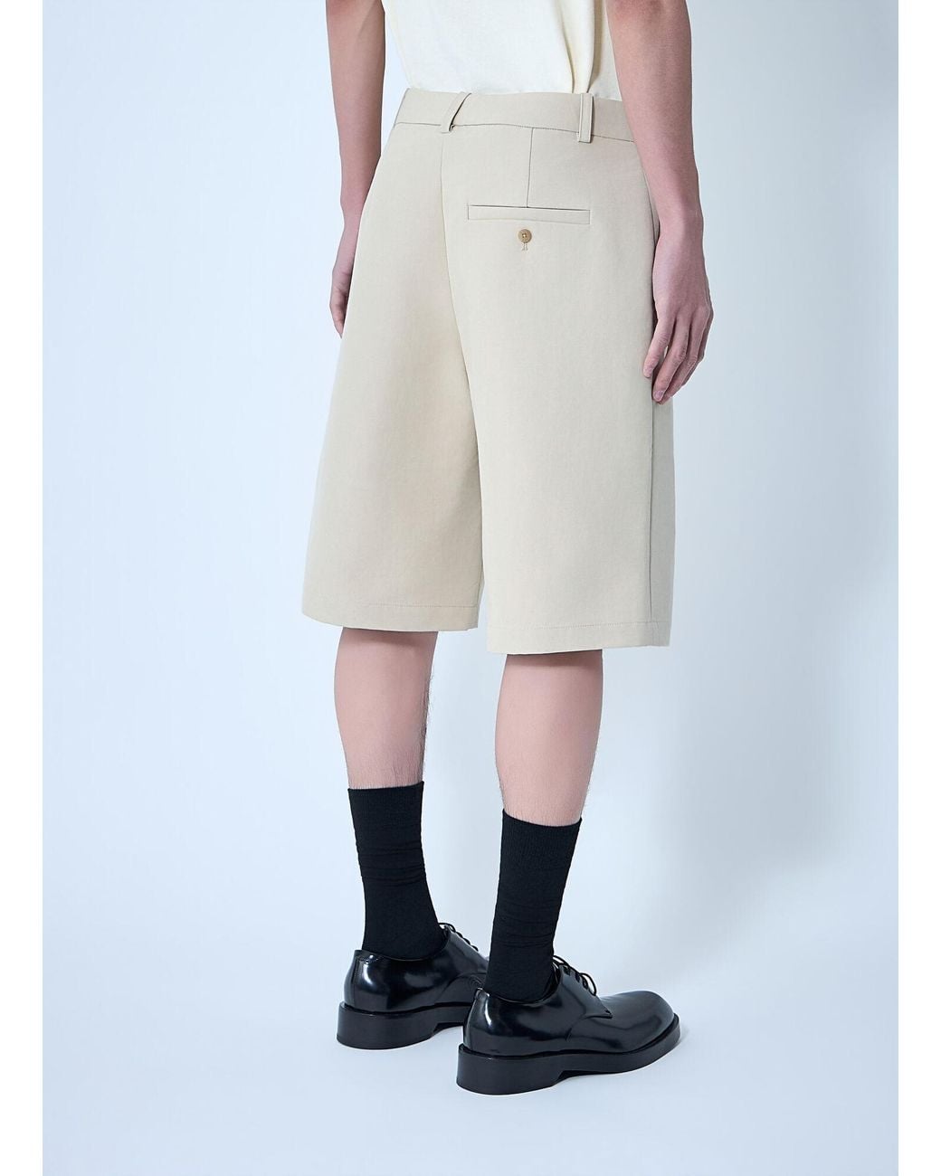 Jacquemus Natural Le Short Camargue for men