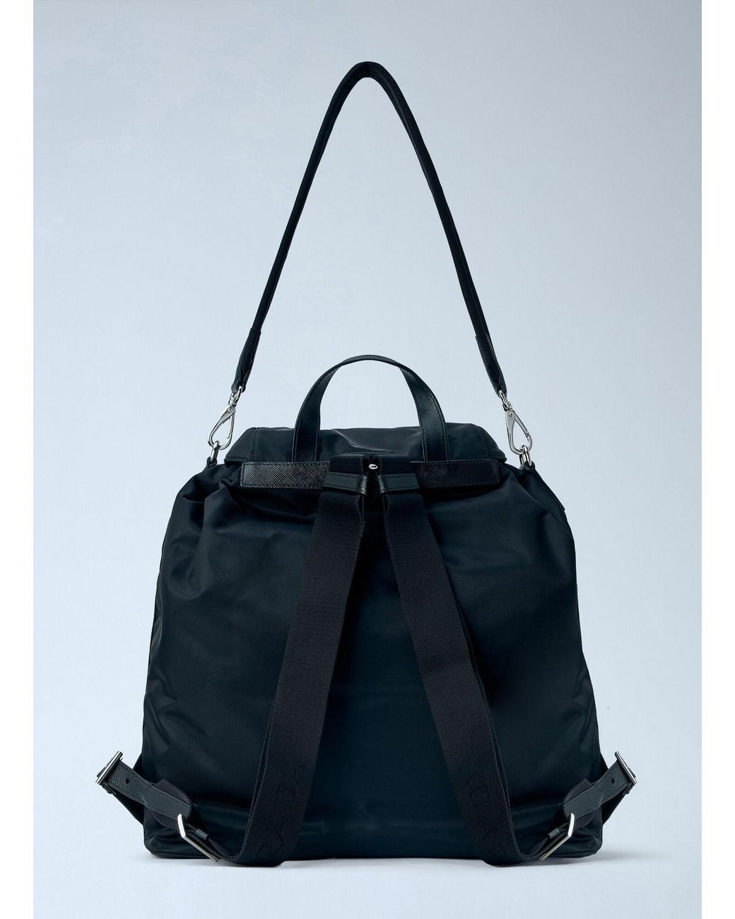 Prada Blue Re-Nylon Backpack for men