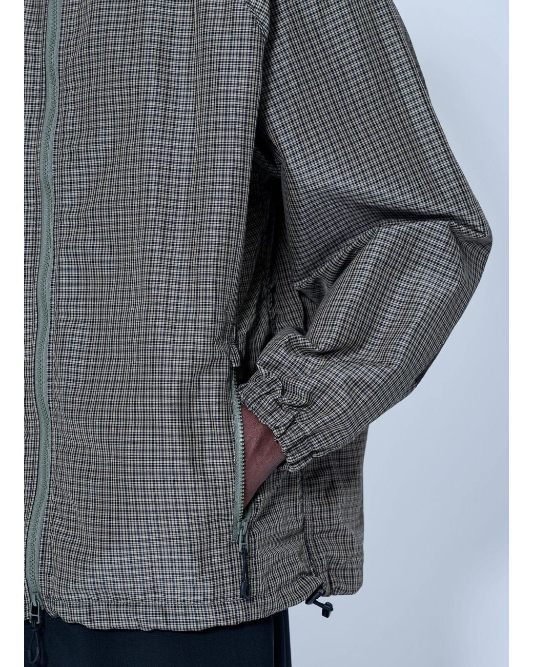 Comme des Garçons Gray Lightweight Plaid Jacket for men