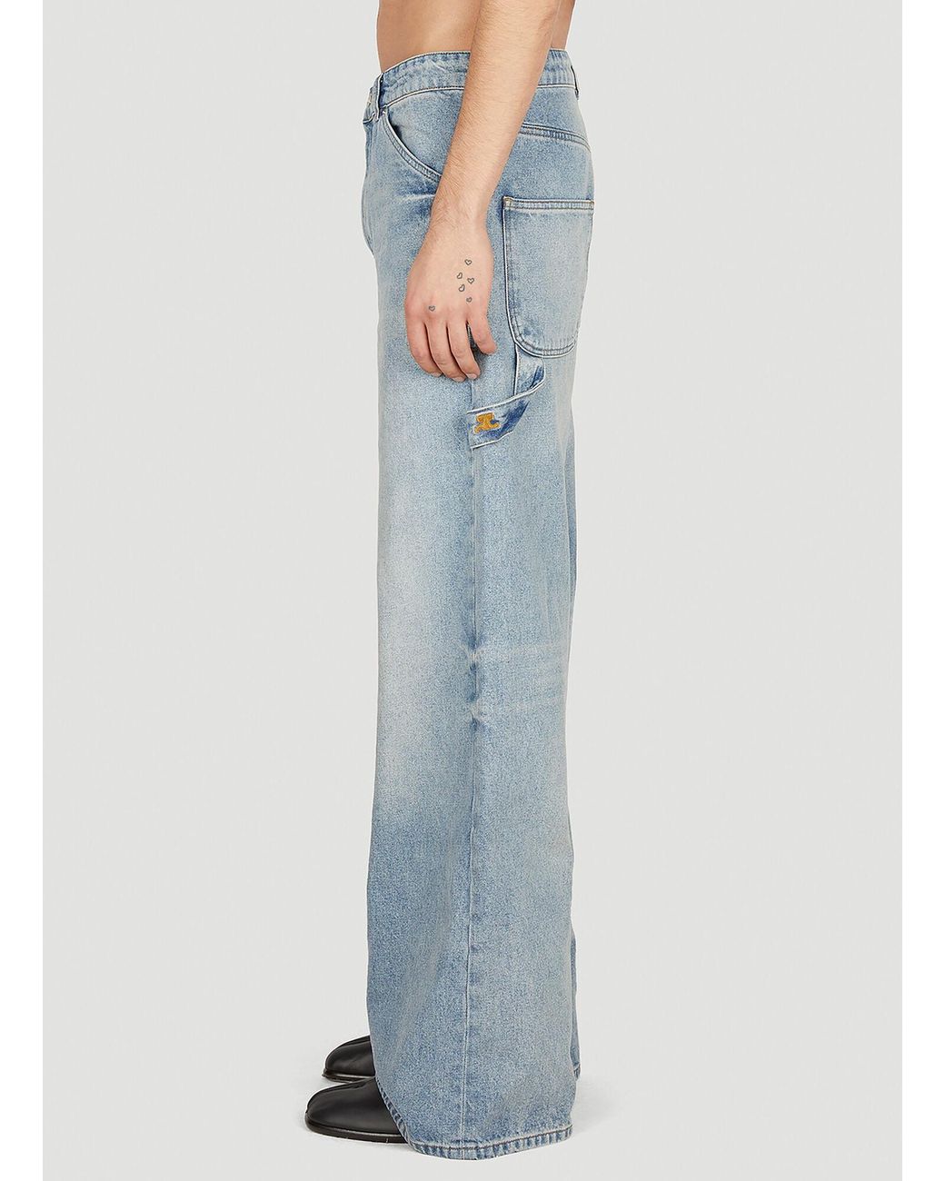 パンツ courreges Dirty Blue Baggy Jeans Courreges Dirty Blue Baggy Jeans for Men | Lyst