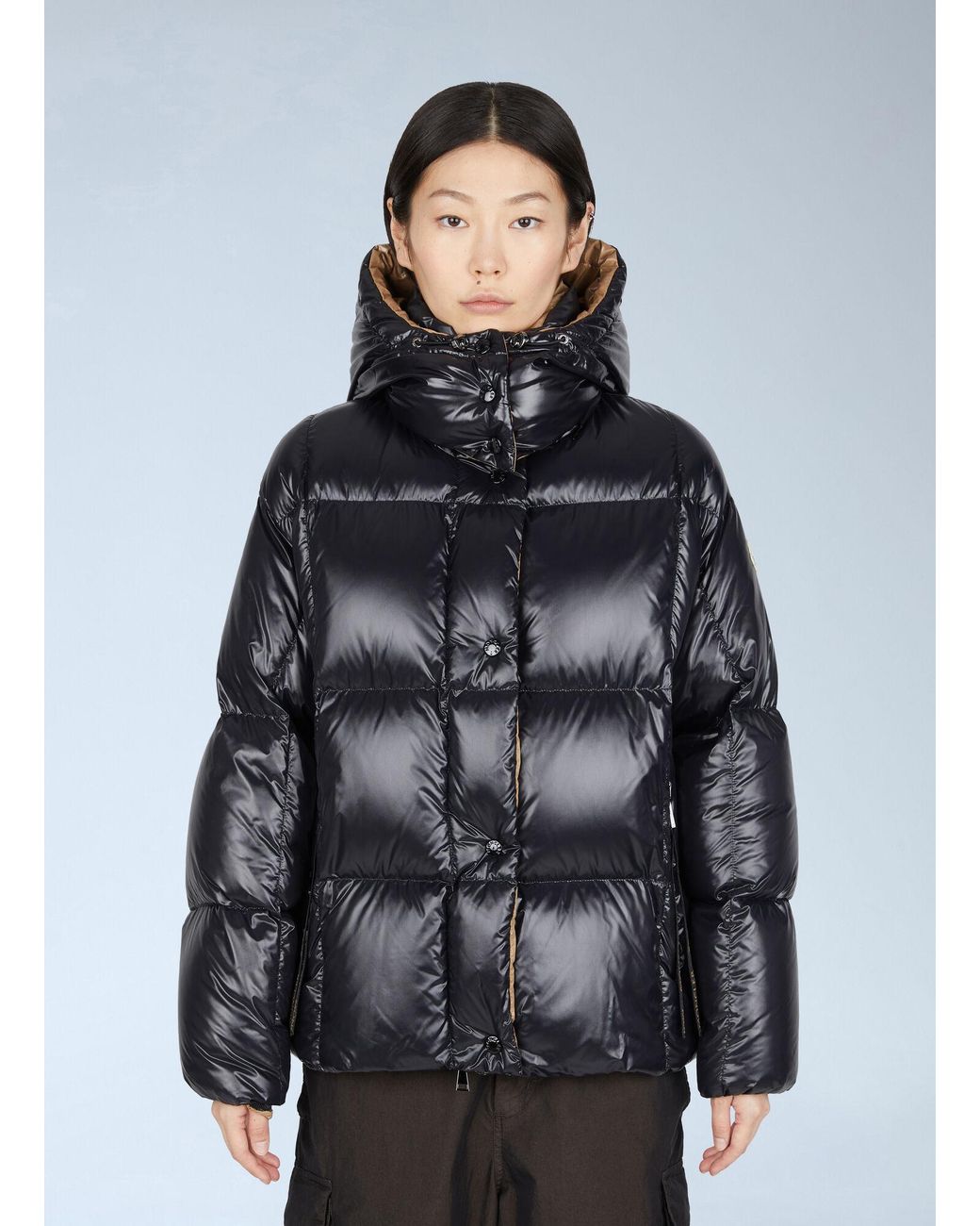 Moncler Gray Parana Short Down Jacket
