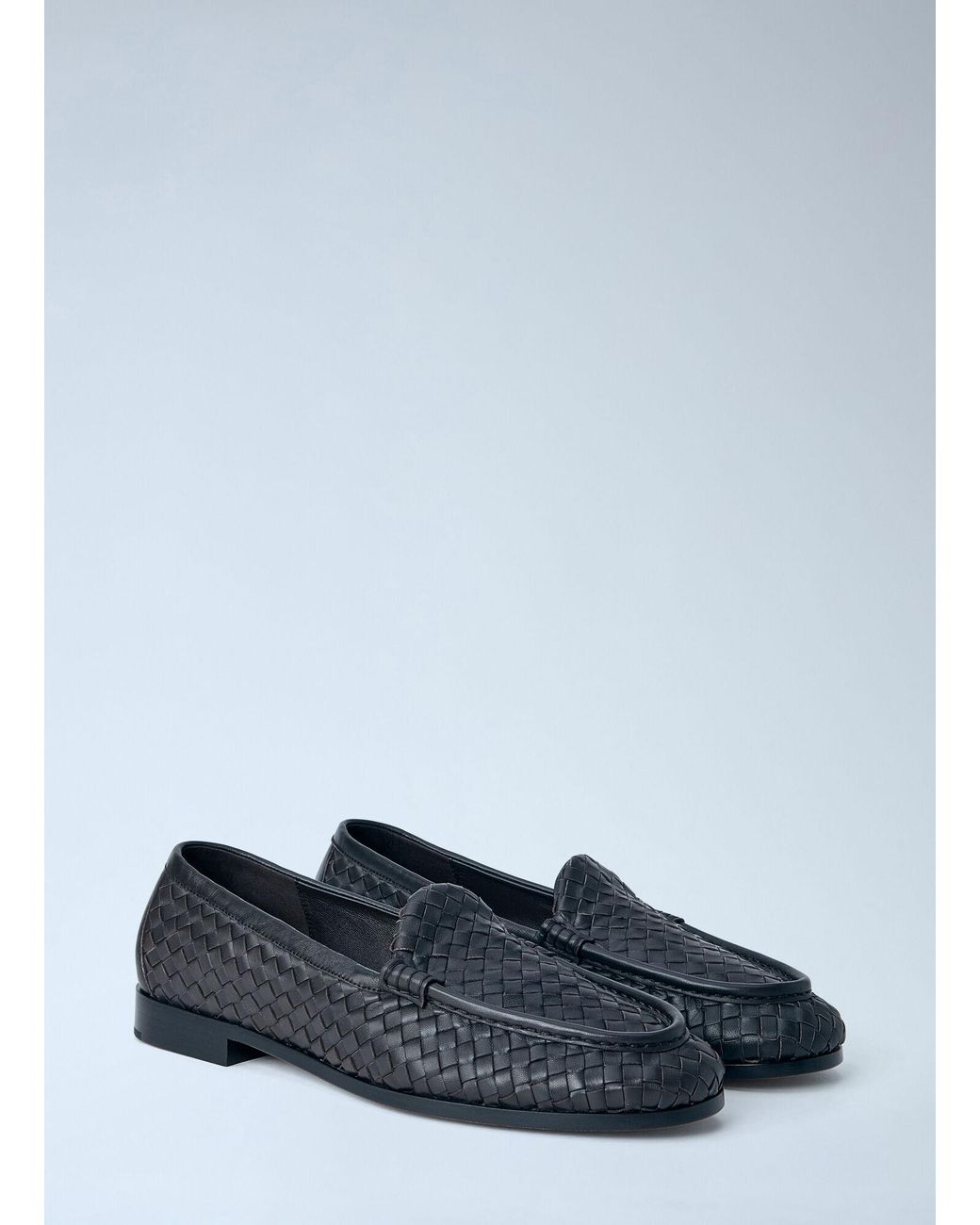 Bottega Veneta Blue Silenzio Loafers for men