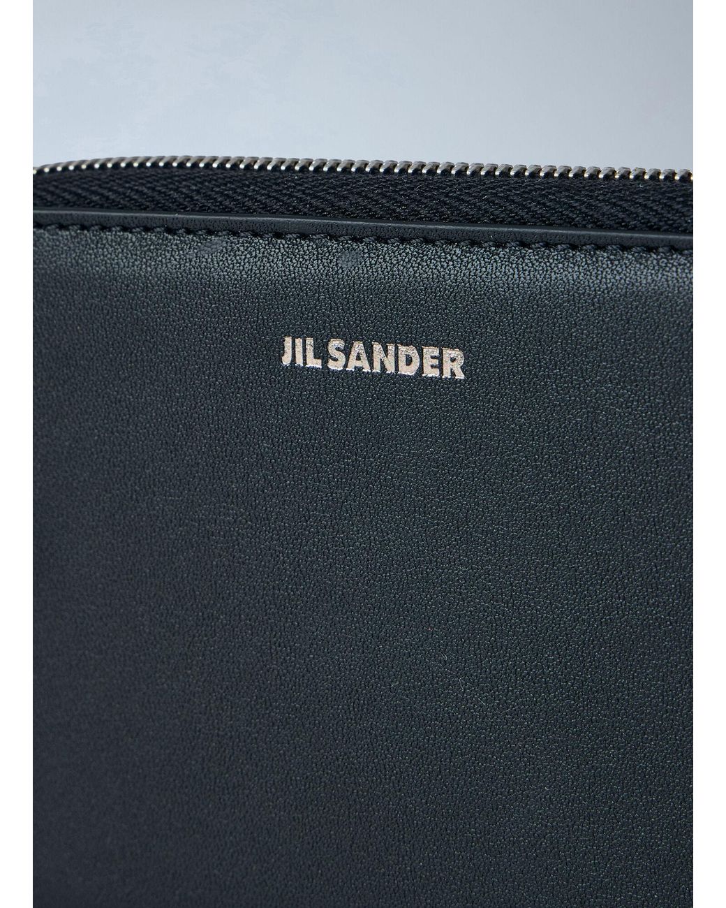 Jil Sander Blue Pocket Zip Around Wallet for men