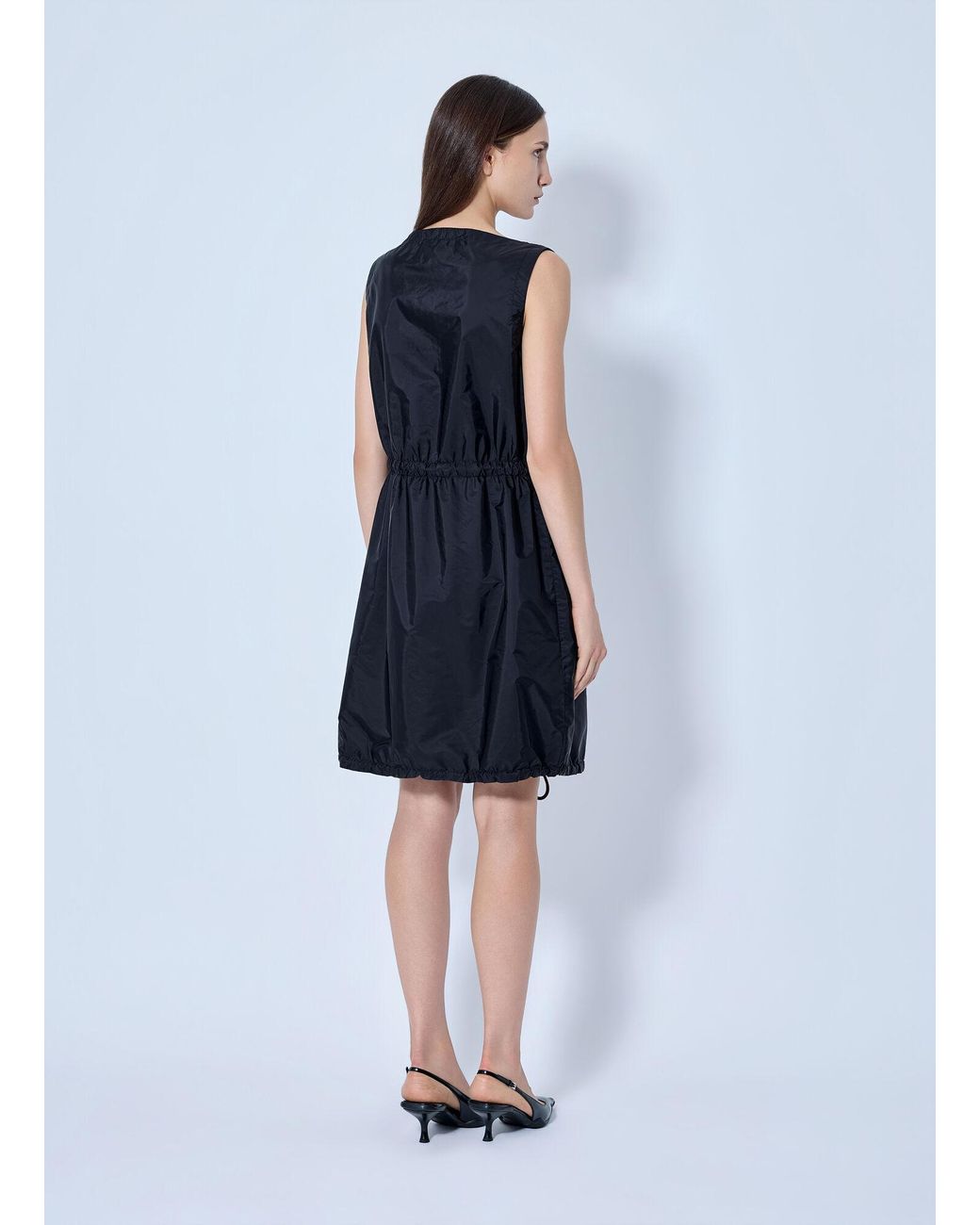 Prada Blue Re-Nylon Mini Dress