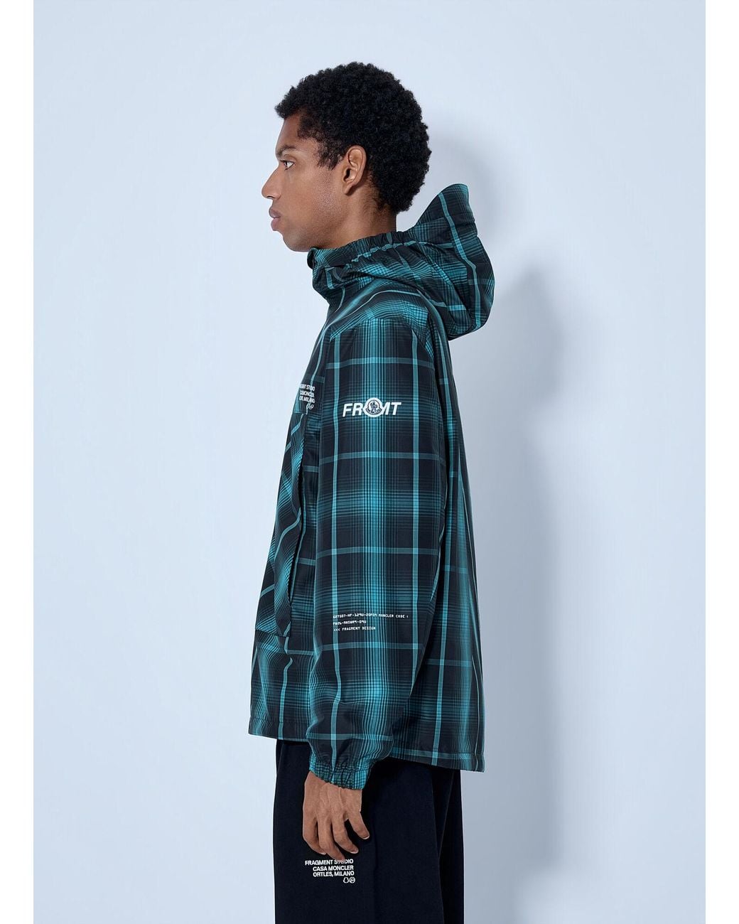 Moncler X Fragment Hiroshi Fujiwara Blue Jitsuyo Jacket for men